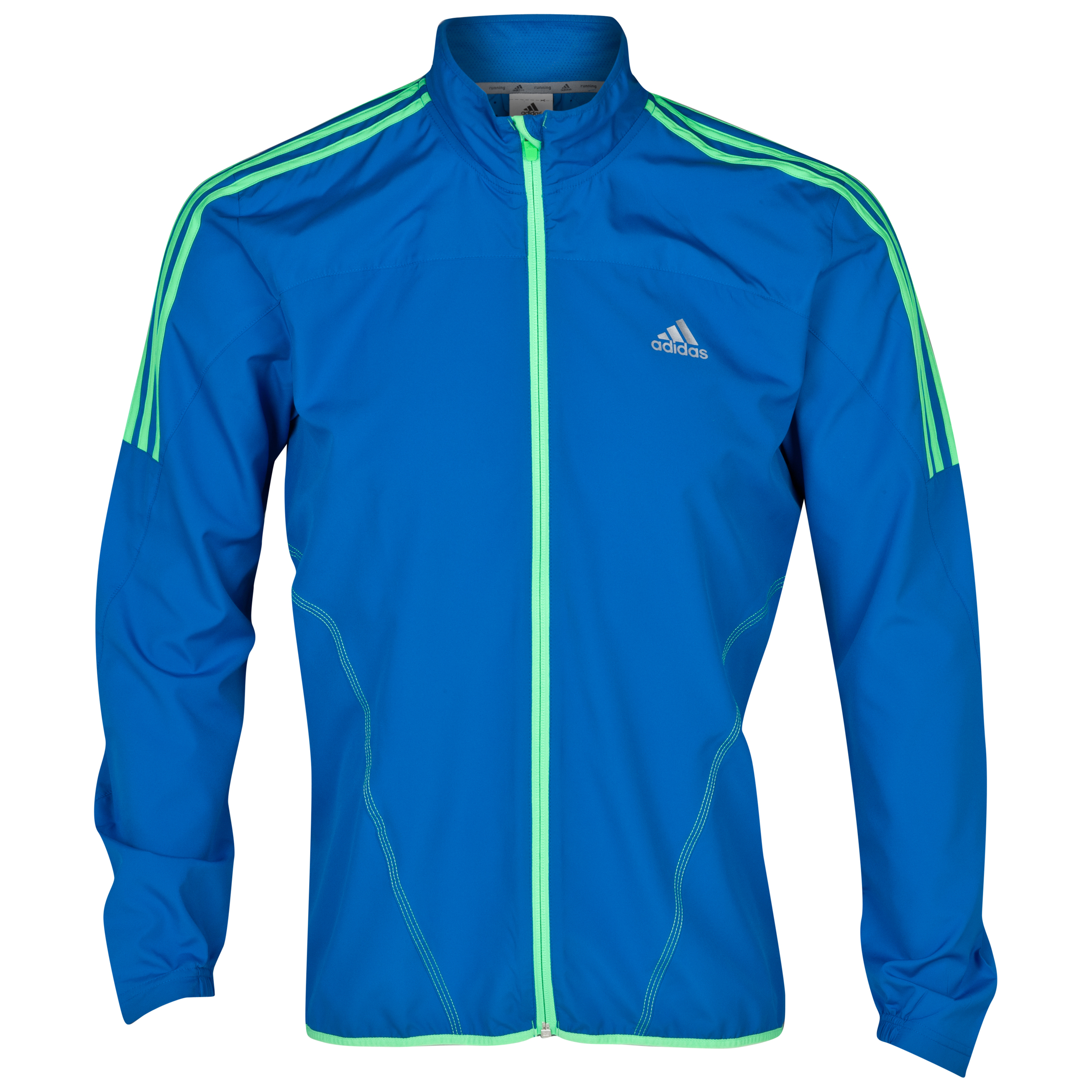 Adidas Response Wind Jacket - Prime Blue/Green Zest