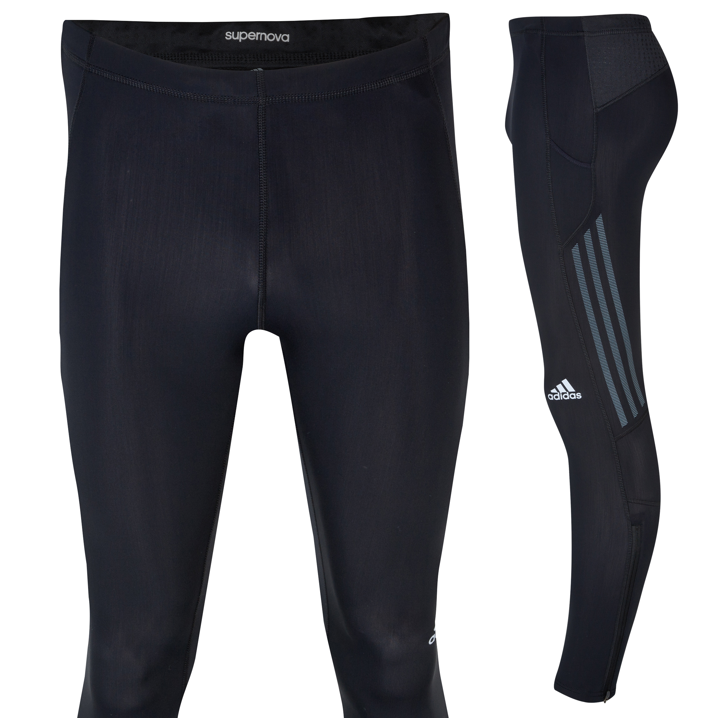 Adidas Supernova Long Tights - Black/Tech Onix
