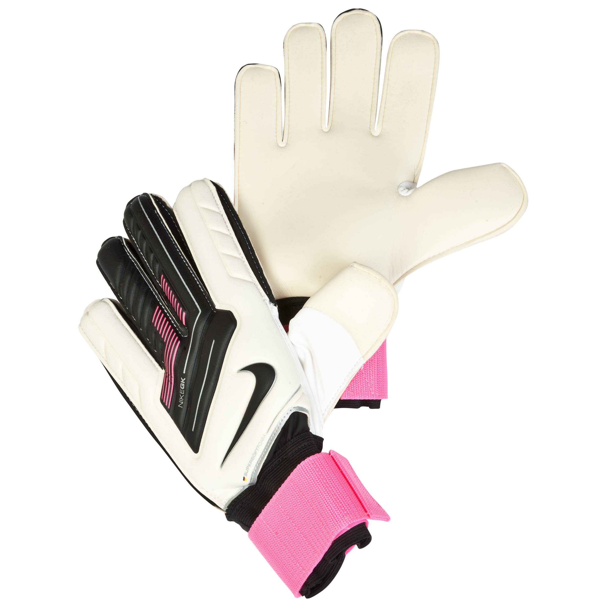 Nike Spyne Pro Goalkeeper Gloves - White/Pink Flash/Black