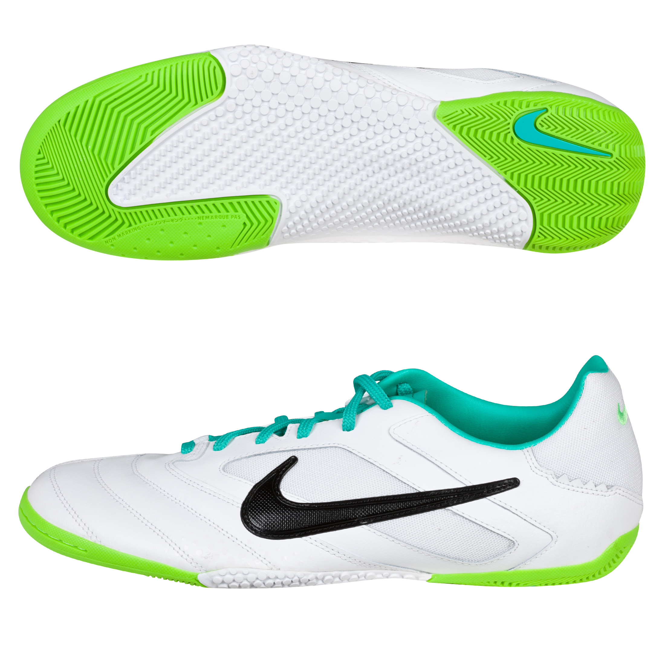 Nike5 Elastico Pro Trainers - White/Black/Electric Green