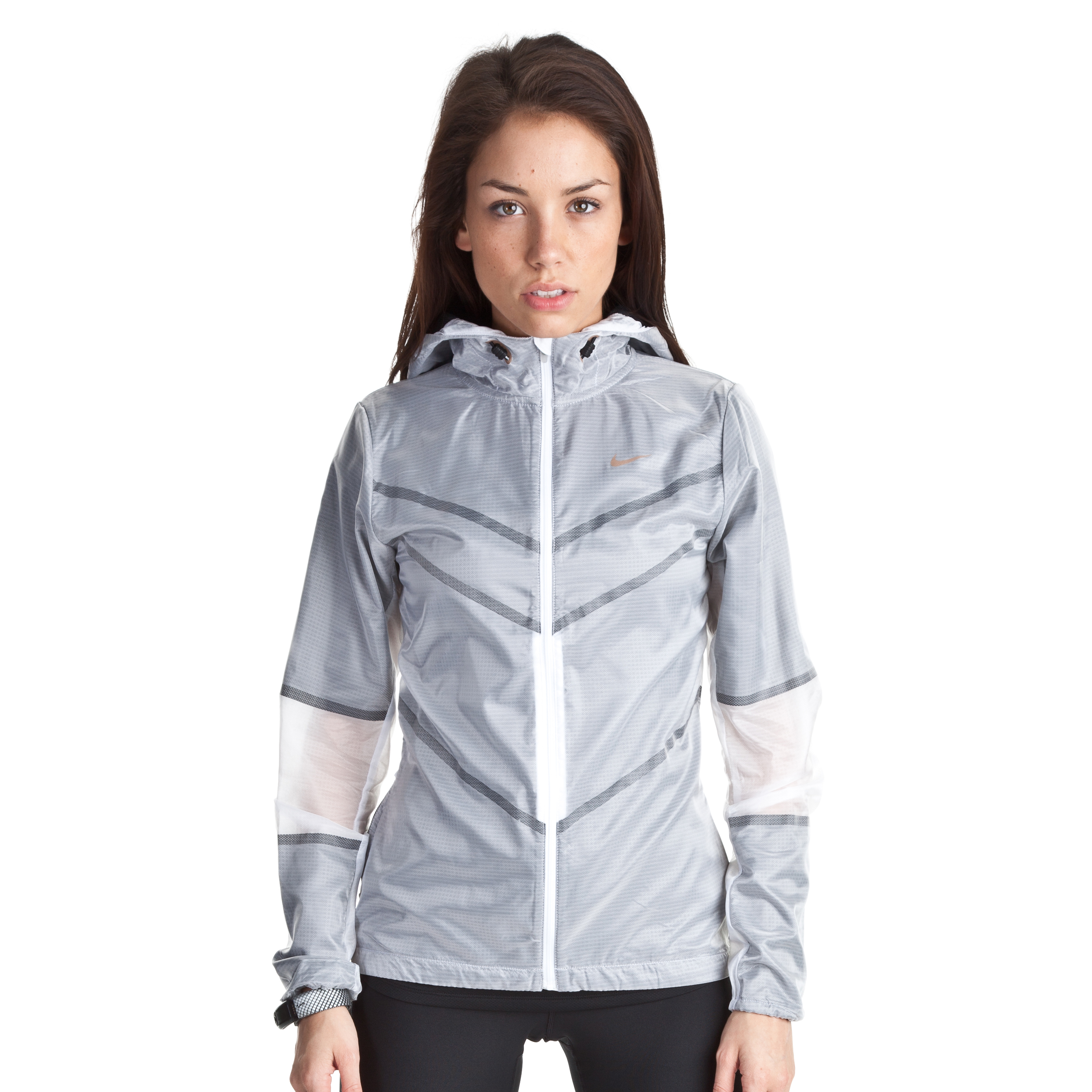 Nike Cyclone Jacket - White/Black/Metallic Bronze - Womens