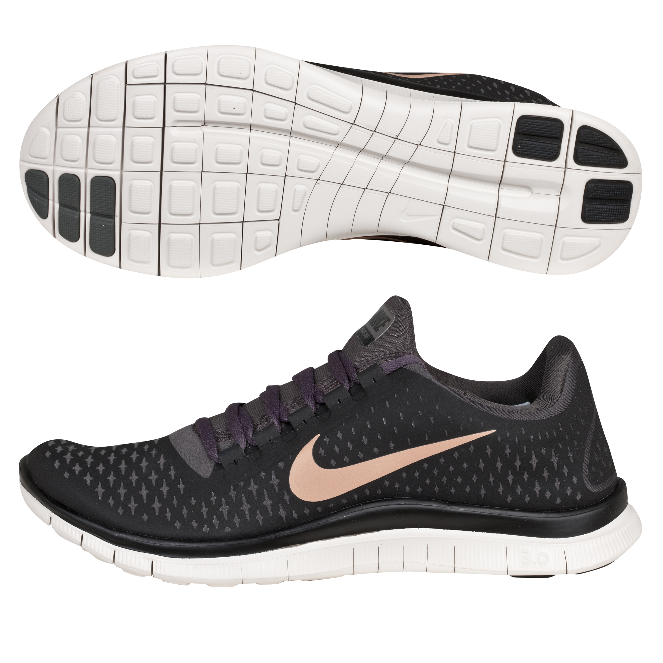 Nike Free 3.0 V4 Barefoot Trainer - Black/Metallic Bronze - Womens