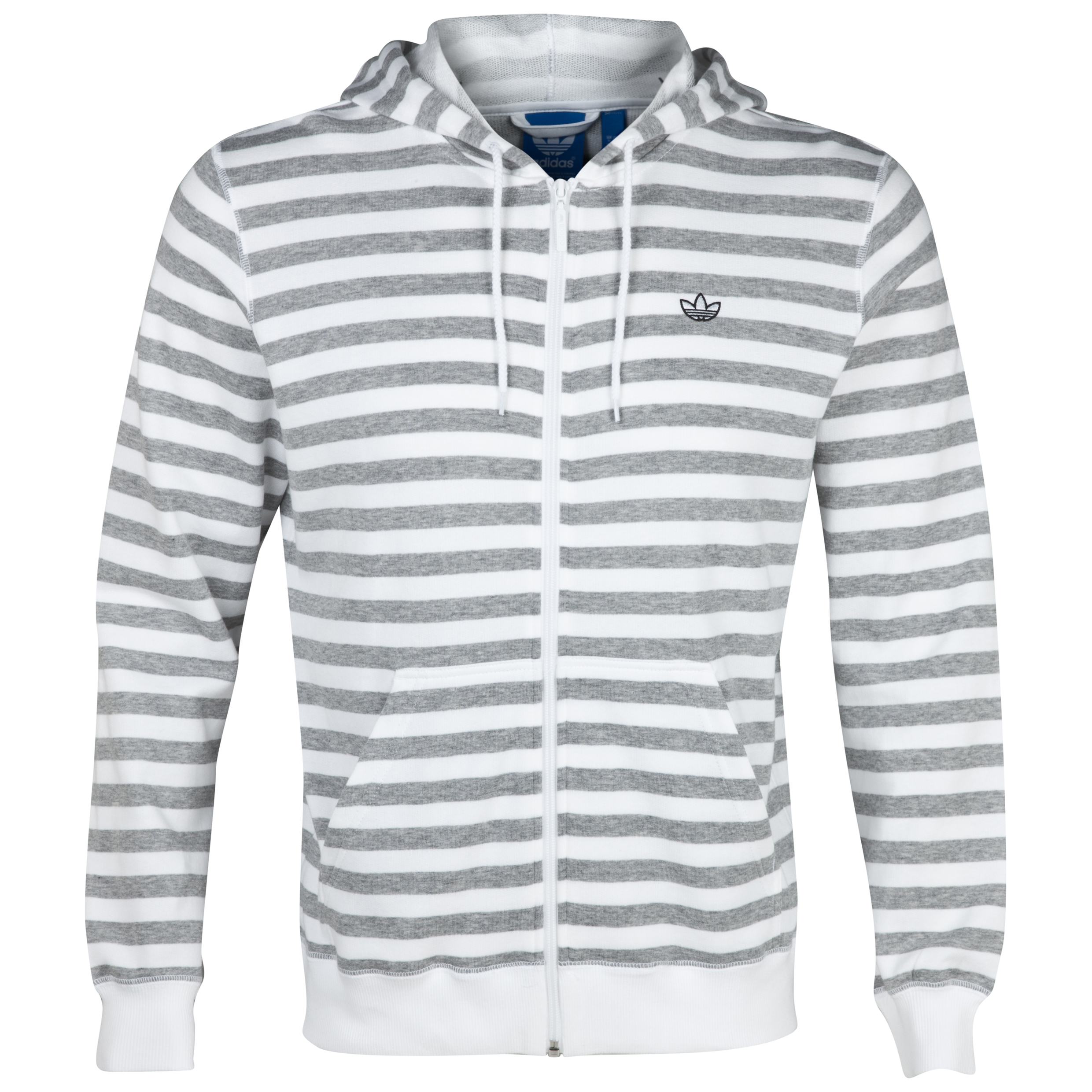 Originals Stripe Hood FZ - Medium Grey Heather