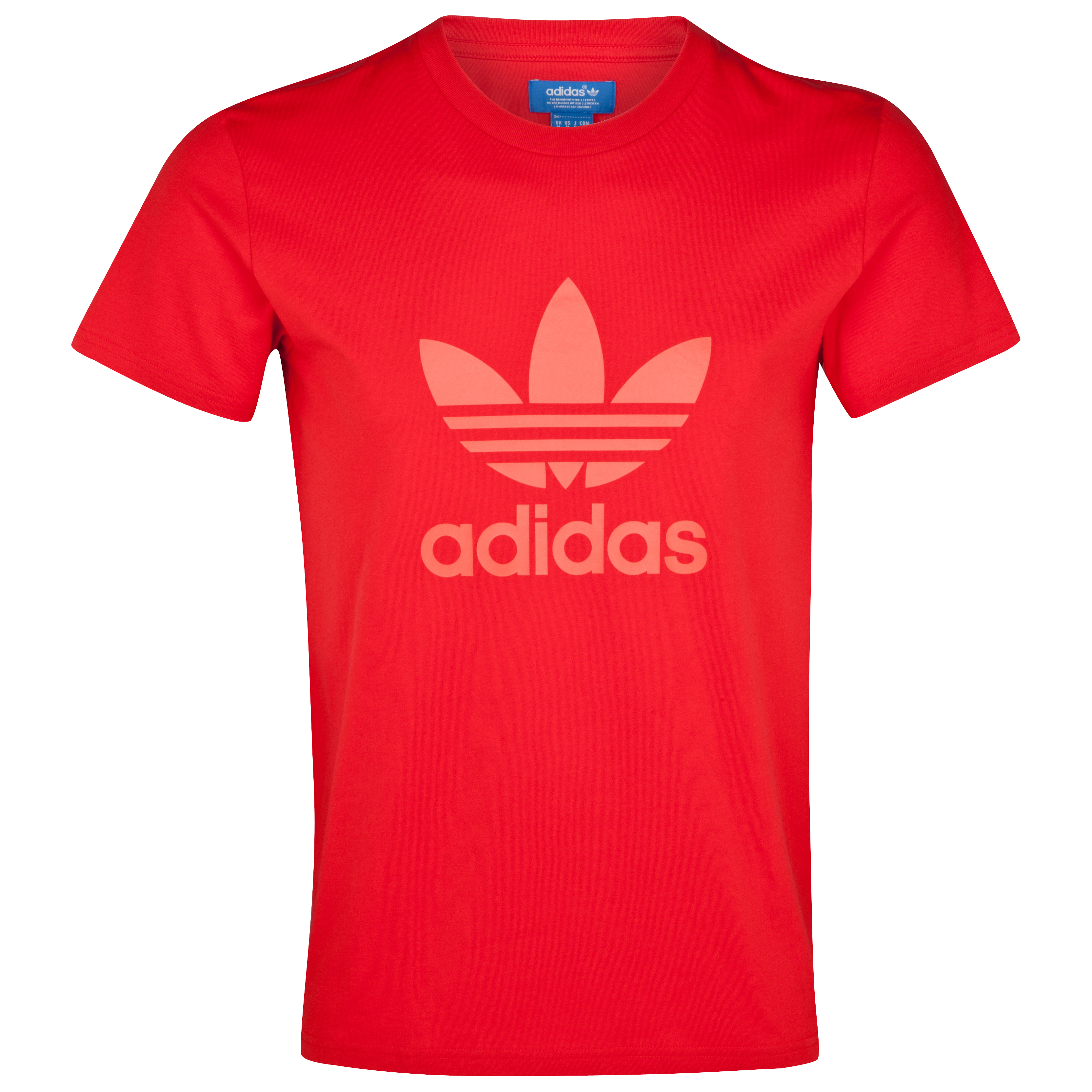 Originals Trefoil Tee - Vivid Red/Infrared