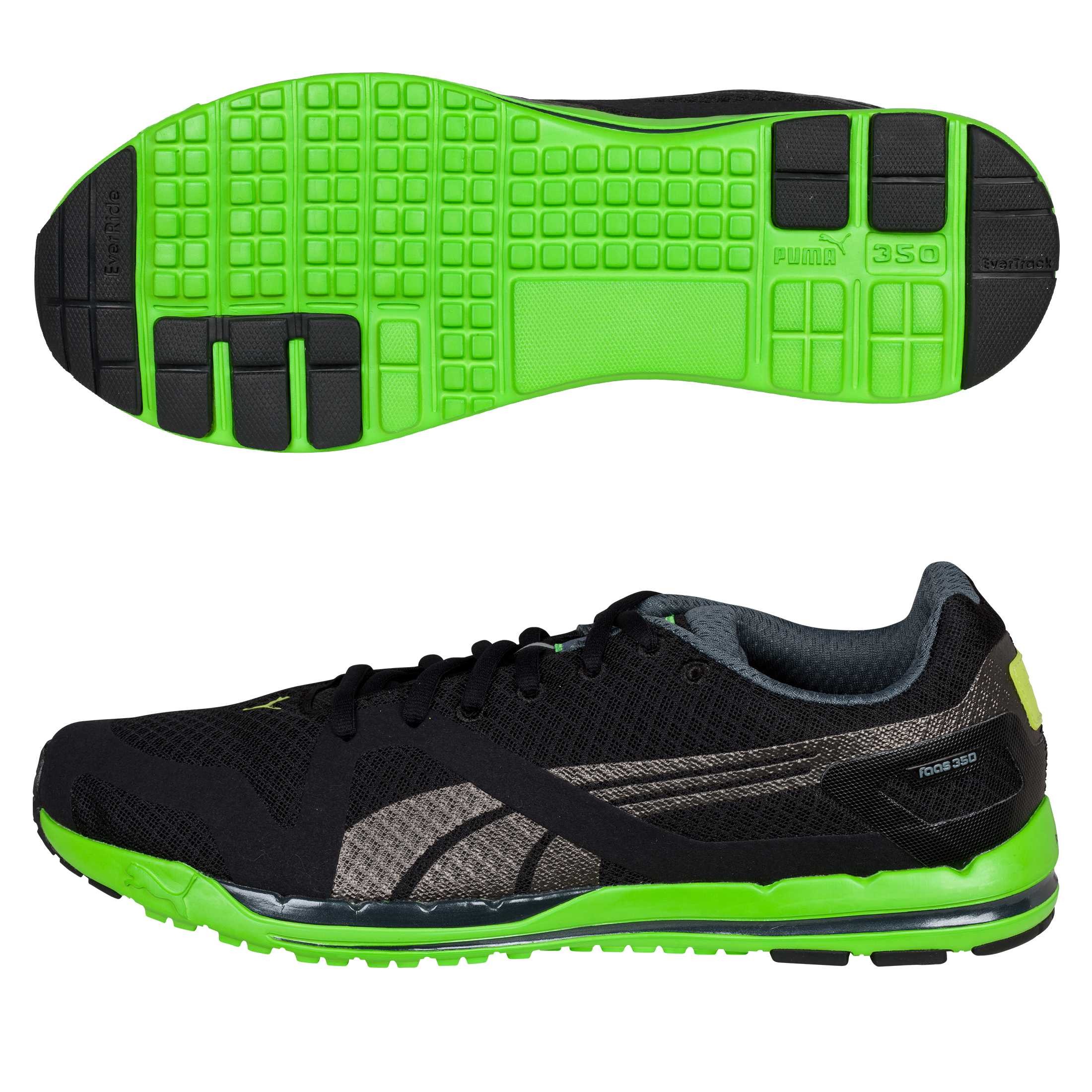 Puma Faas 350 S - Black/Turbulence Jasmine Green