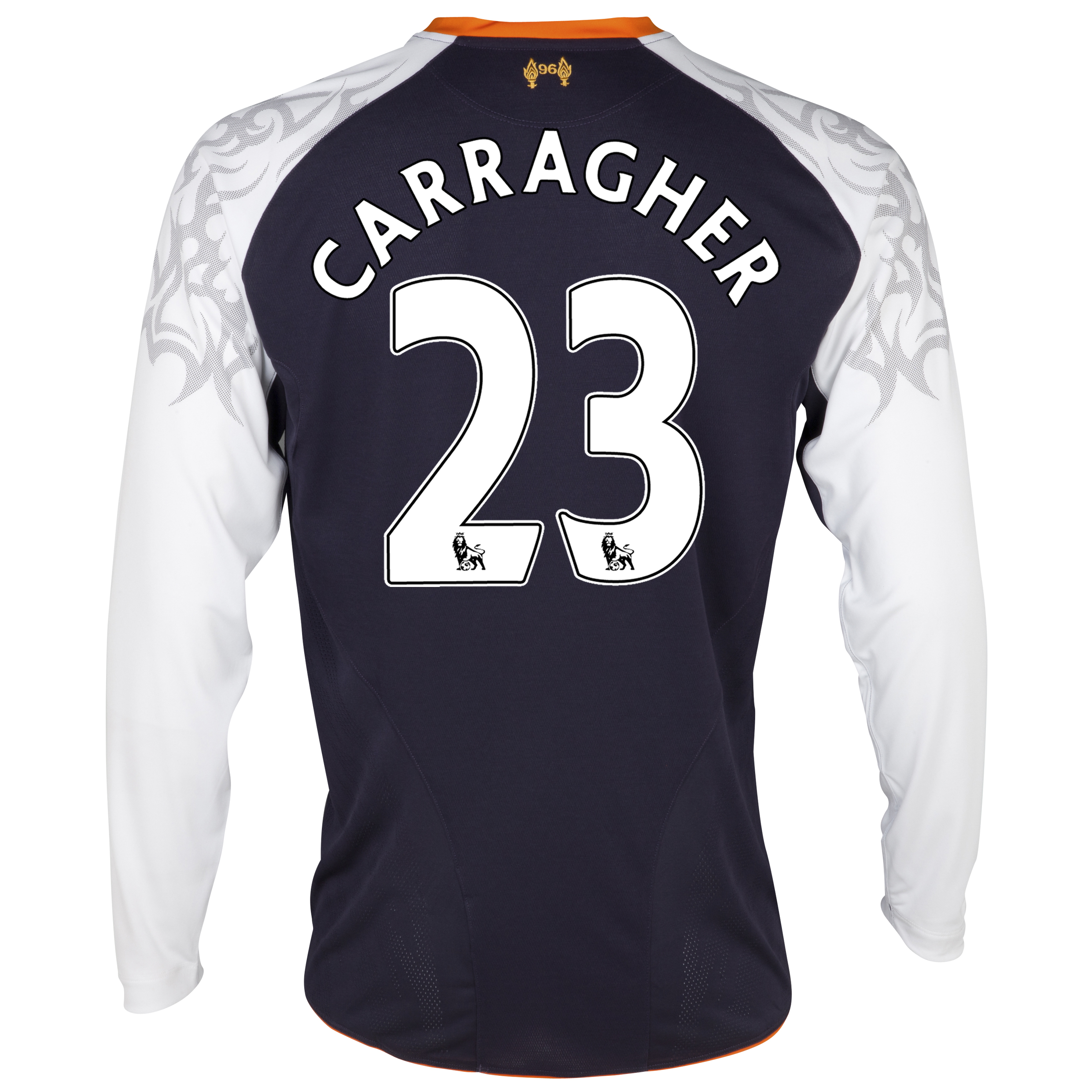 Liverpool Third Shirt 2012/13 - Long Sleeve with Carragher 23 printing