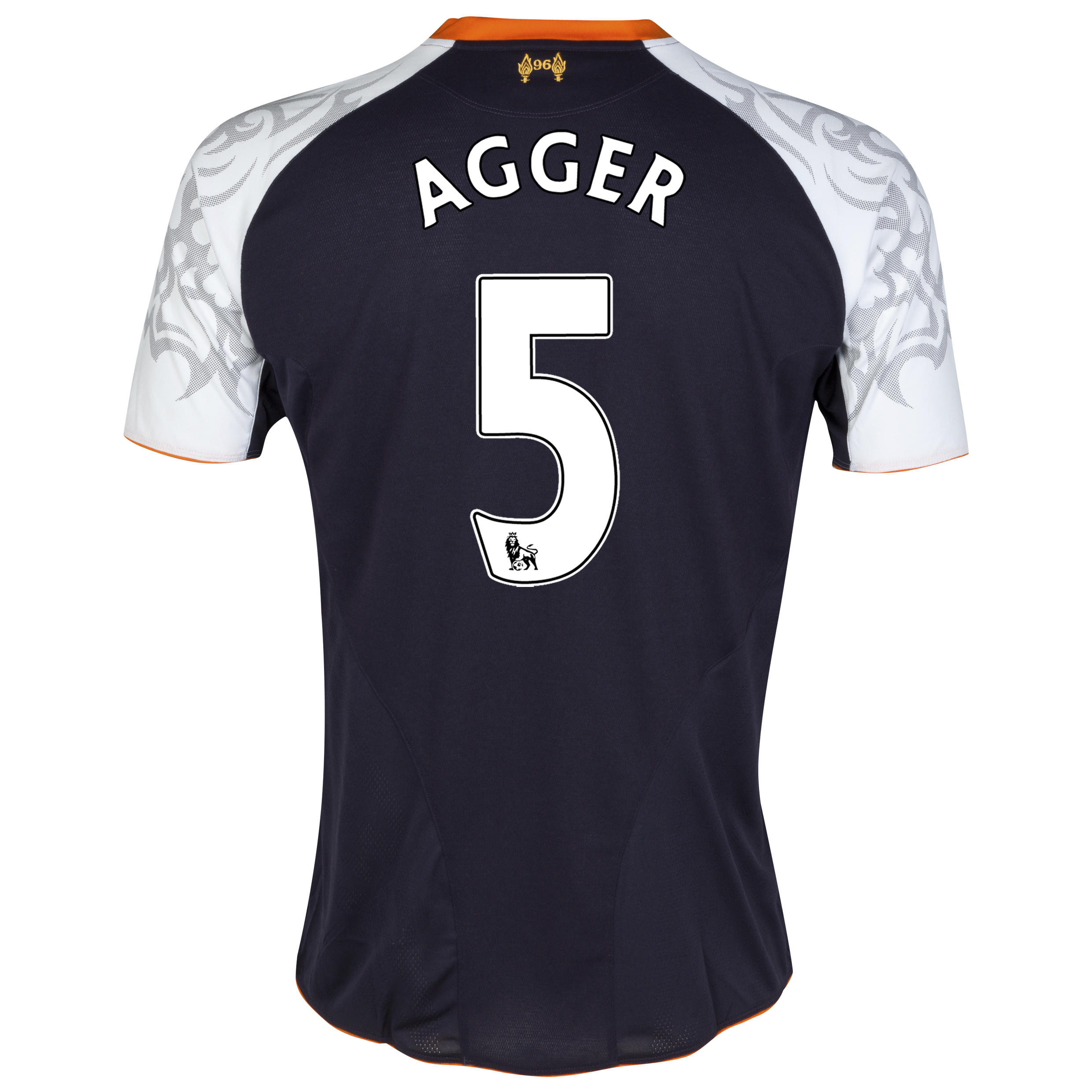 Liverpool Third Shirt 2012/13 - Kids with Agger 5 printing