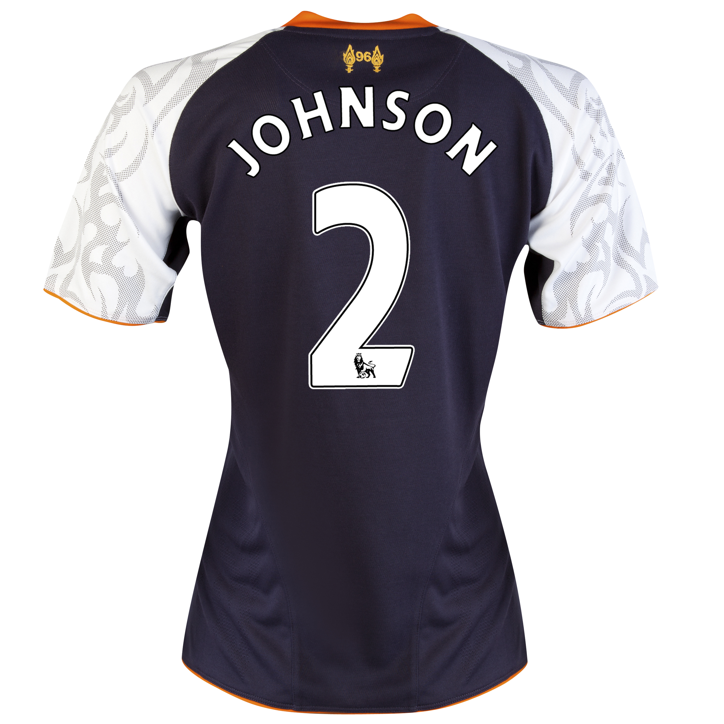 Liverpool Third Shirt 2012/13 - Womens with Johnson 2 printing