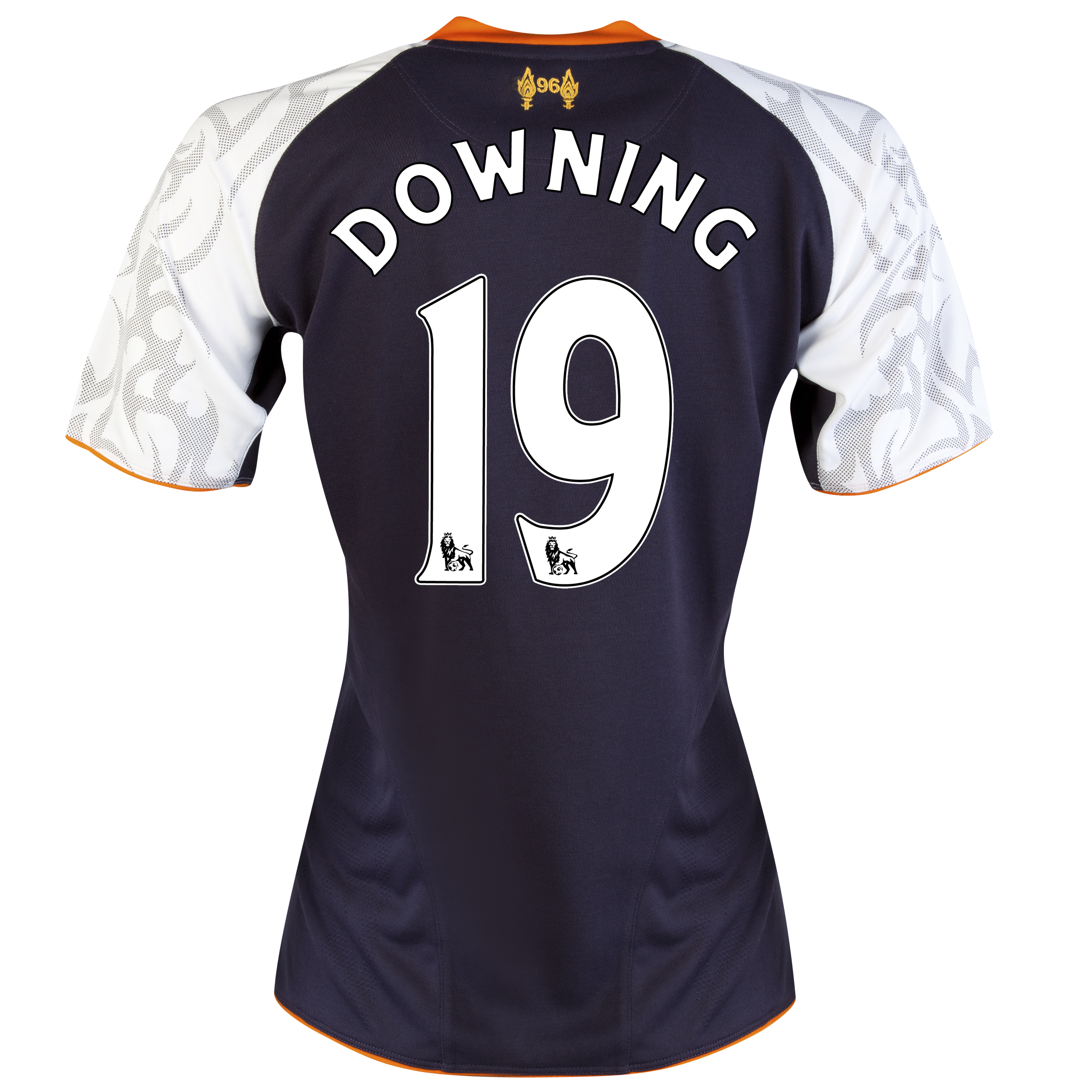 Liverpool Third Shirt 2012/13 - Womens with Downing 19 printing