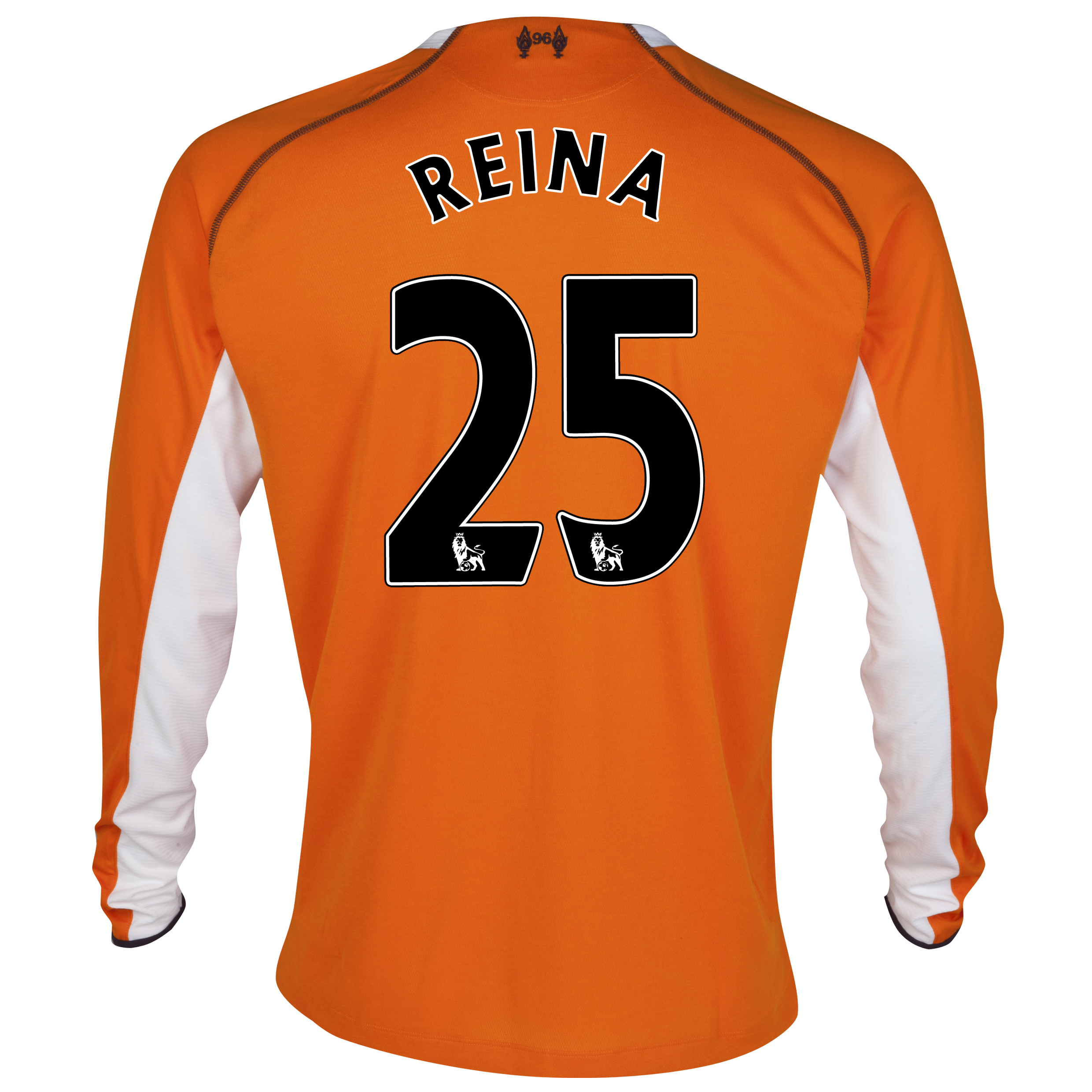 Liverpool Third Goalkeeper Shirt 2012/13 with Reina 25 printing