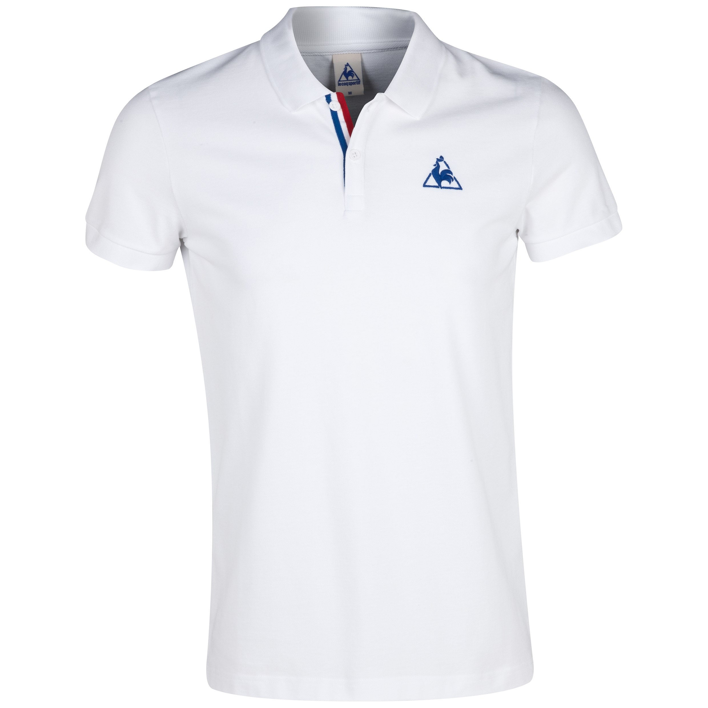 Le Coq Sportif Aspot Polo - White/Olympian Blue