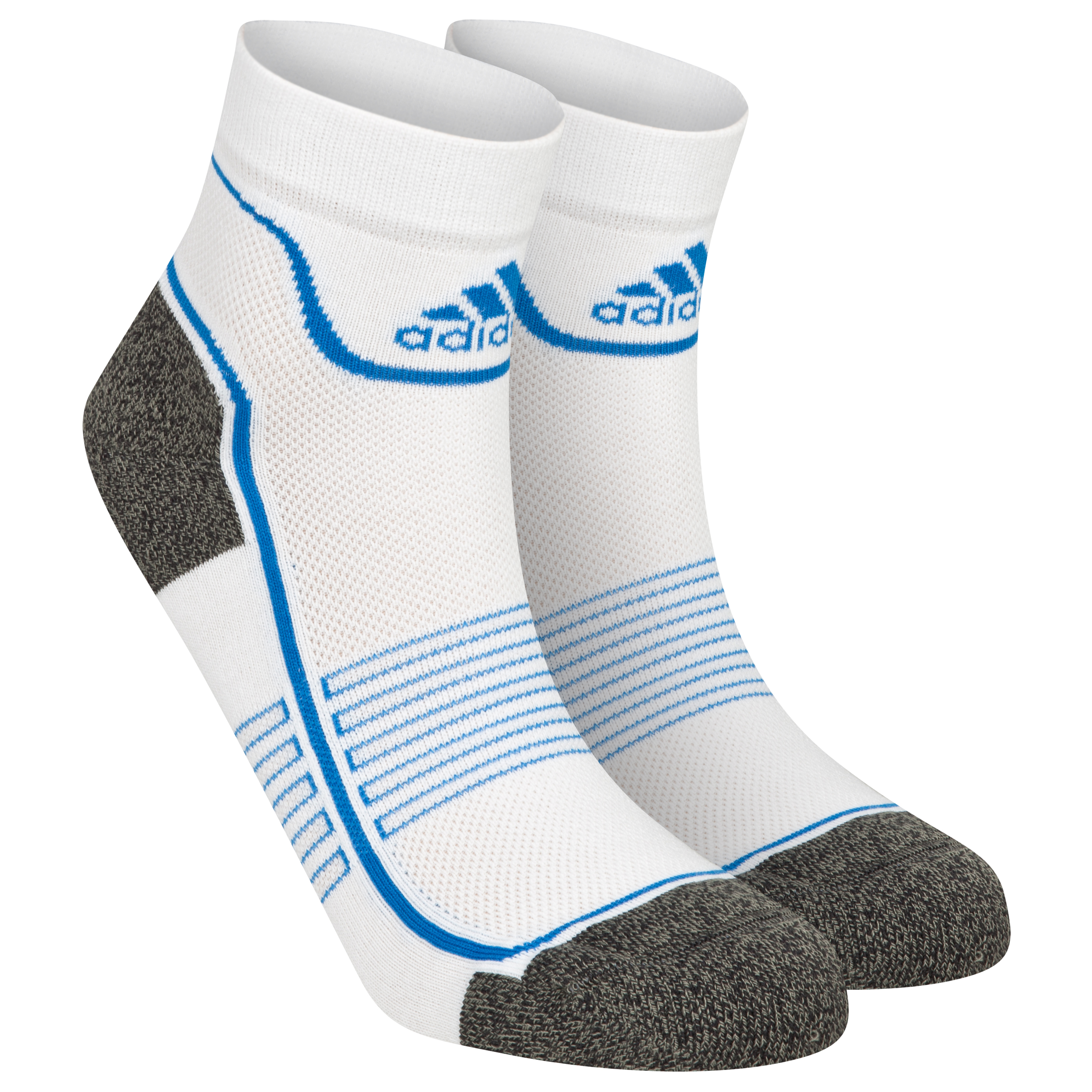 adidas FT Ankle 1pack Sock - White/Dark Grey/Prime Blue