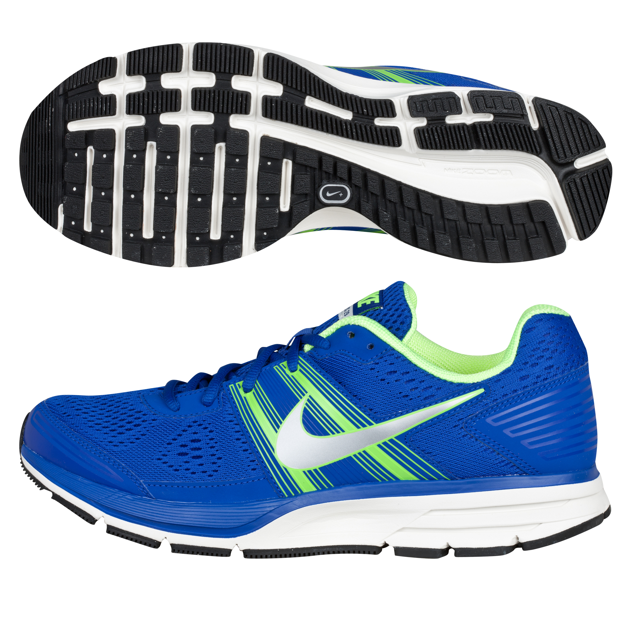 Nike Air Pegasus+ 29 Trainer - Hyper Blue/Met Silver/Volt