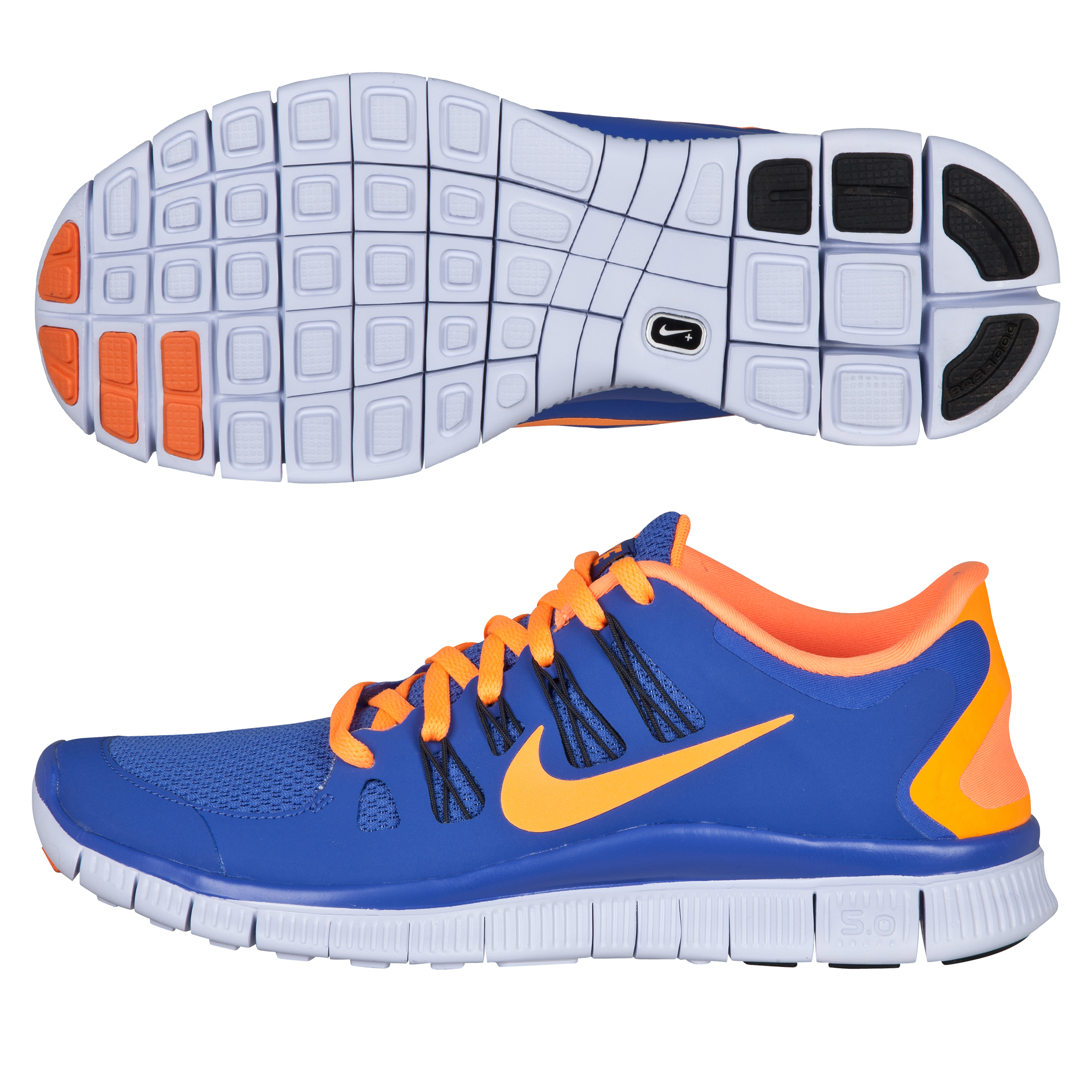 Nike Free 5.0+ Trainer - Purple/Bright Citrus - Womens