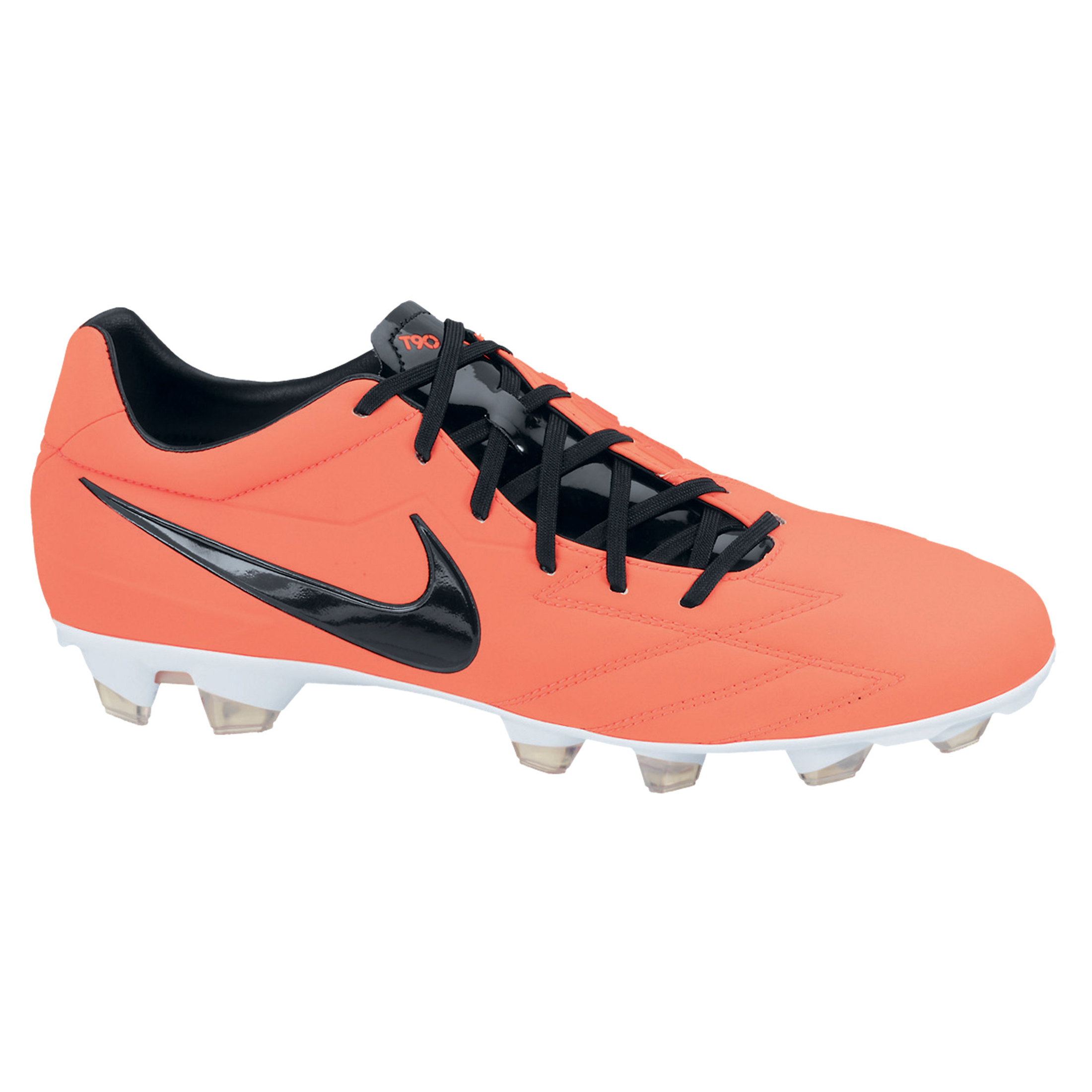 Nike Total90 Strike IV Firm Ground Football Boots - Bright Mango/Black/Total Crimson/White
