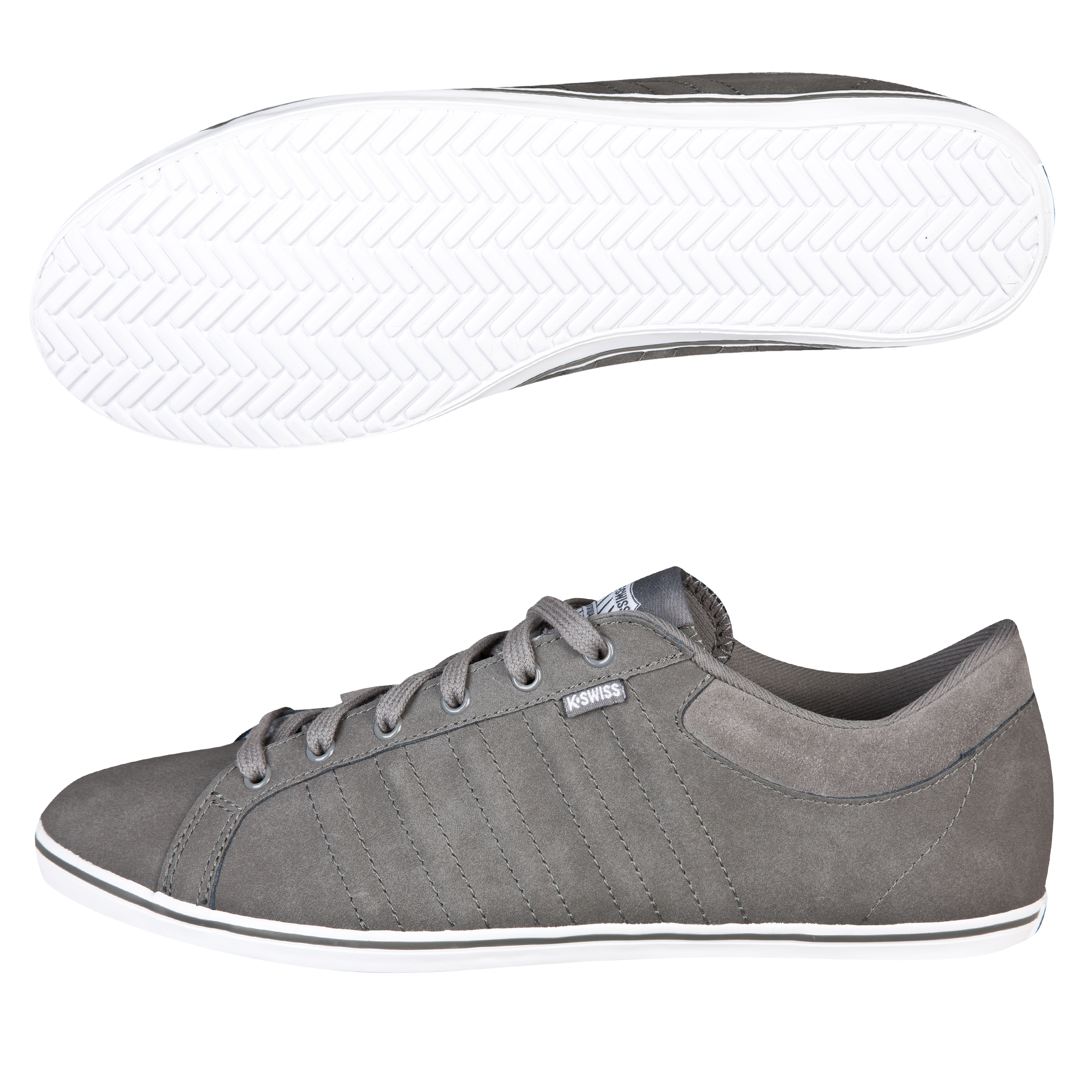 K-Swiss Hof IV Plimsol - Carbon Grey/White