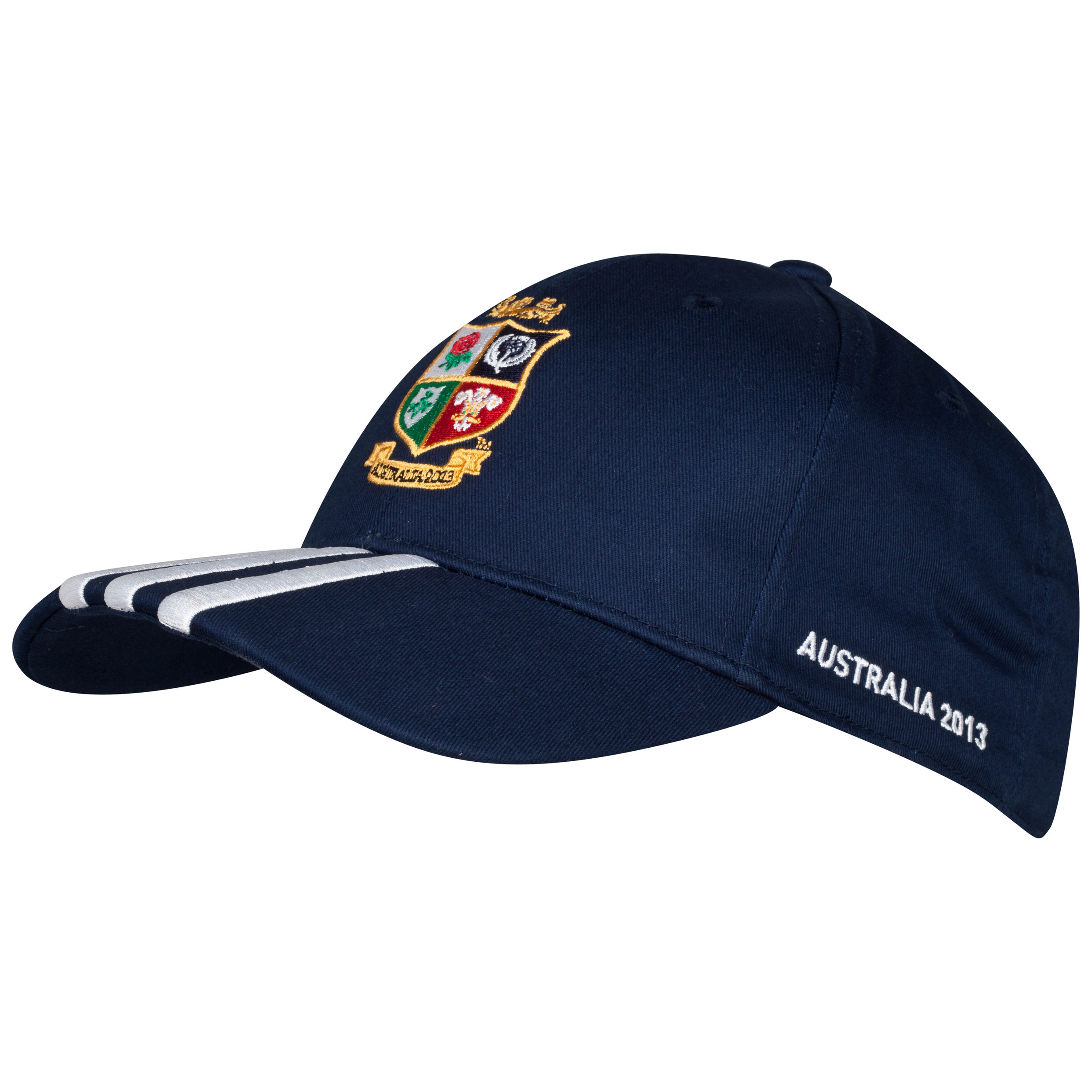 Adidas British and Irish Lions 3 Stripe Cap - Collegiate Navy/University Red