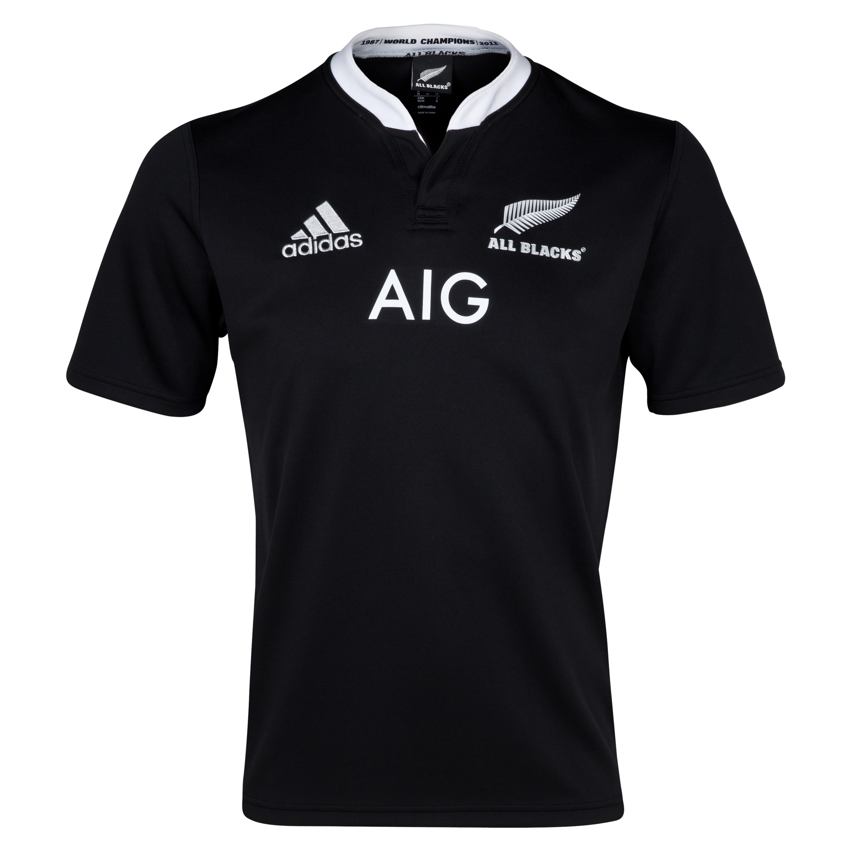 All Blacks Home Shirt 2013/14 - Black/White - Kids