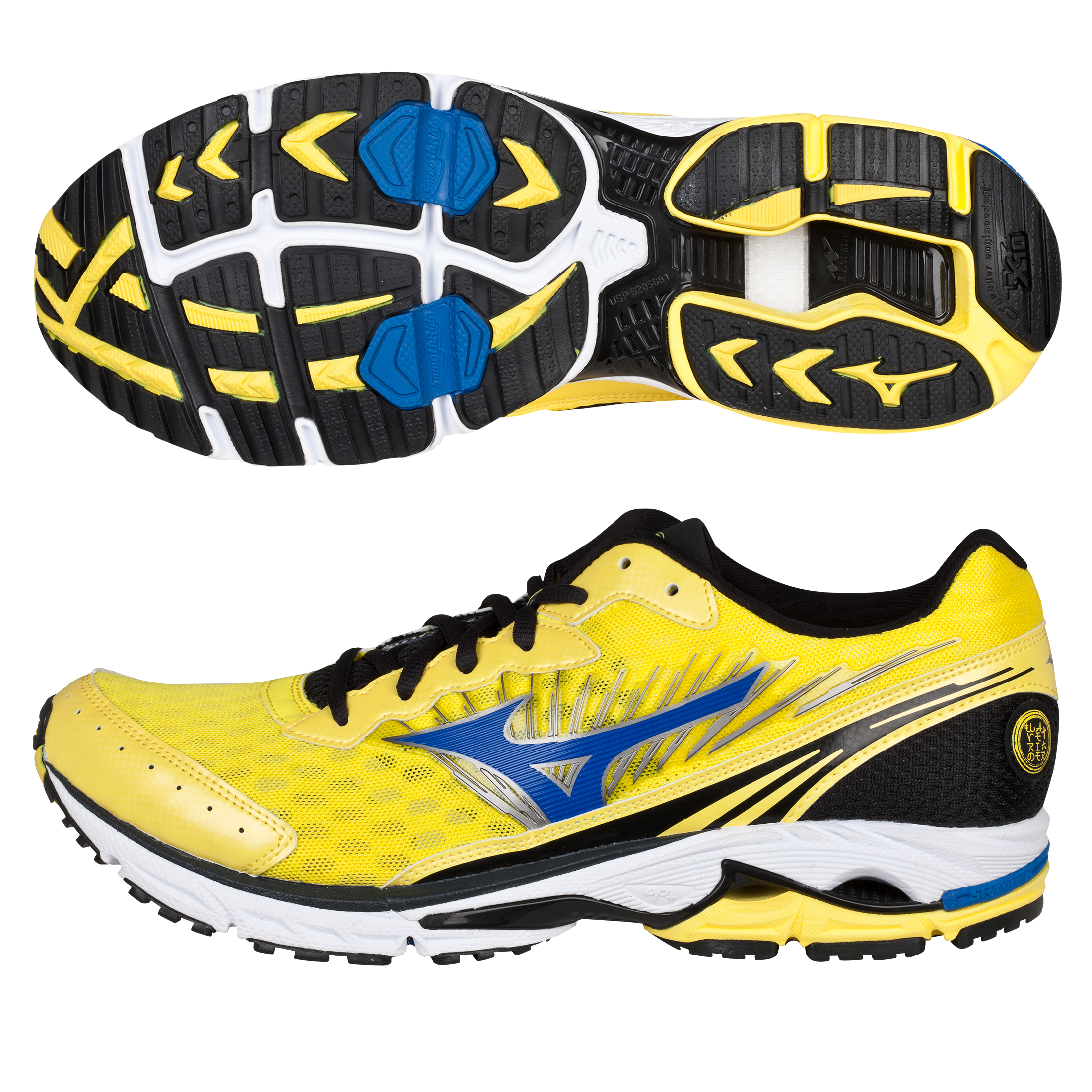 Mizuno Wave Rider 16 Trainer - Blazing Yellow/Imperial Blue/Anthracite