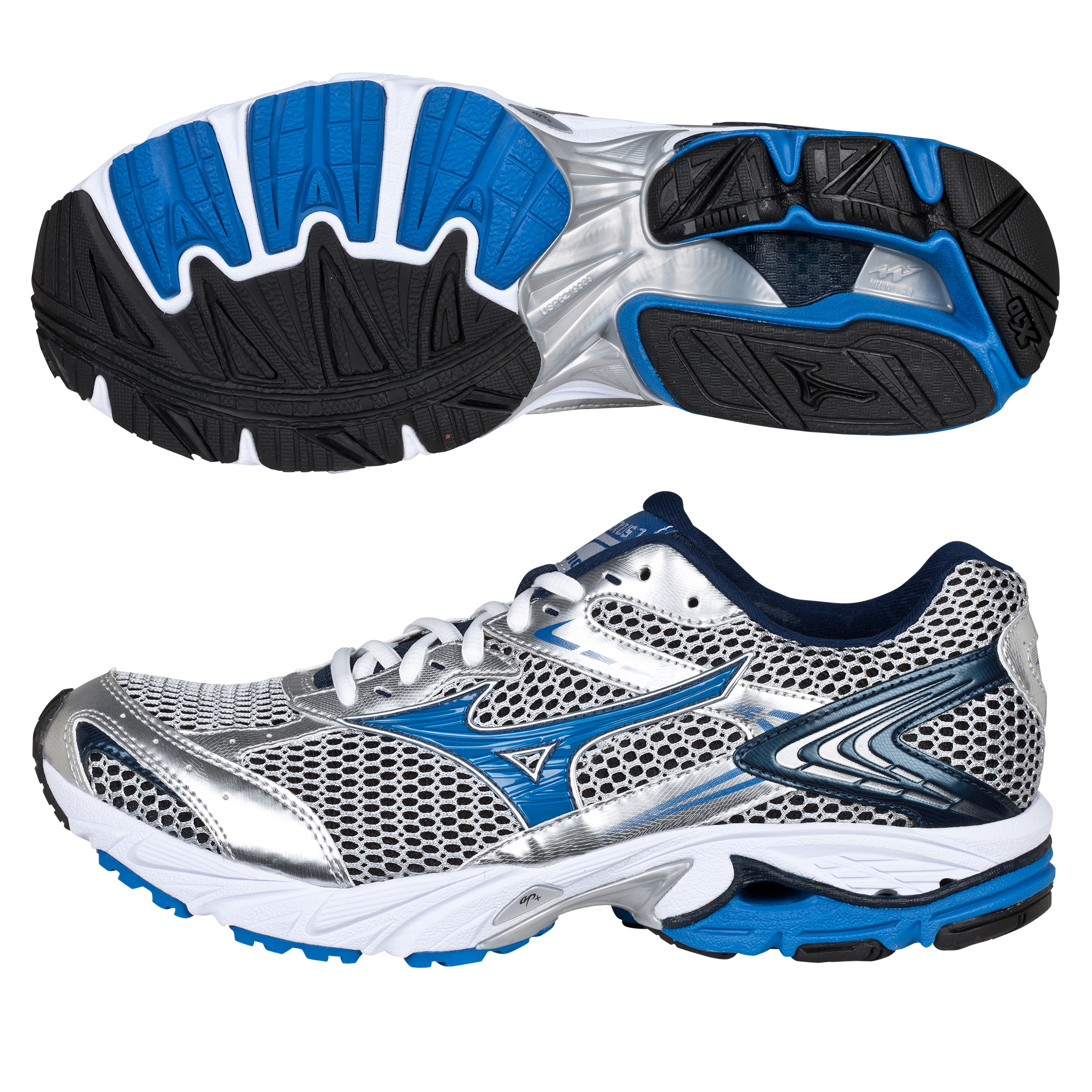 Mizuno Wave Nexus 7 Trainer - Silver/Imperial Blue/Dress Blue