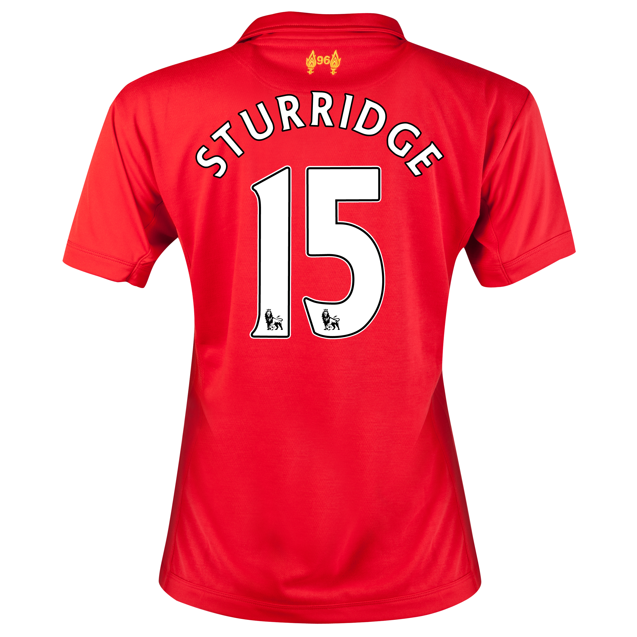Liverpool Home Shirt 2012/13 - Womens with Sturridge 15 printing