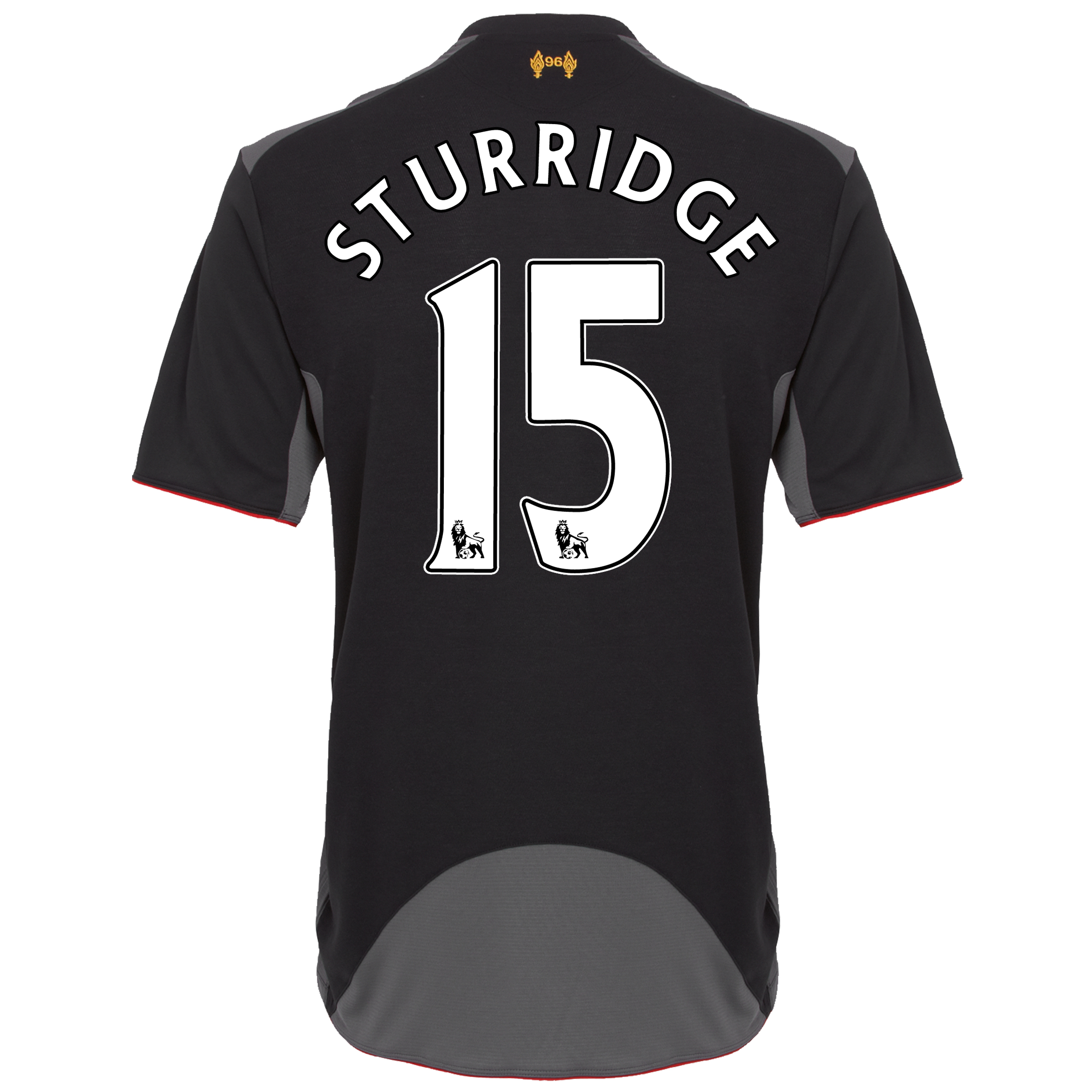 Liverpool Away Shirt 2012/13 - Kids with Sturridge 15 printing