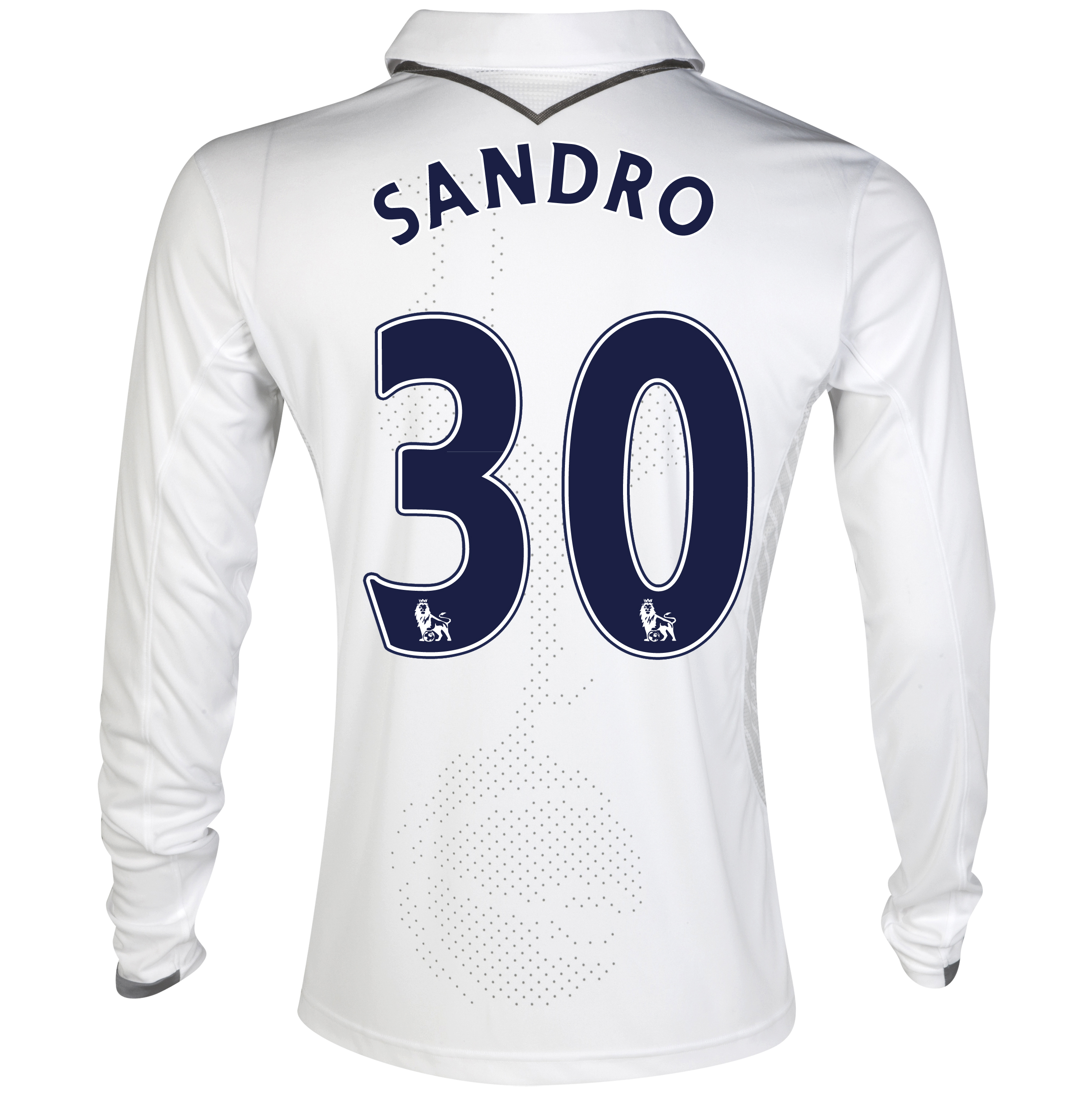 Tottenham Hotspur Home Shirt 2012/13 - Long Sleeve with Sandro 30 printing