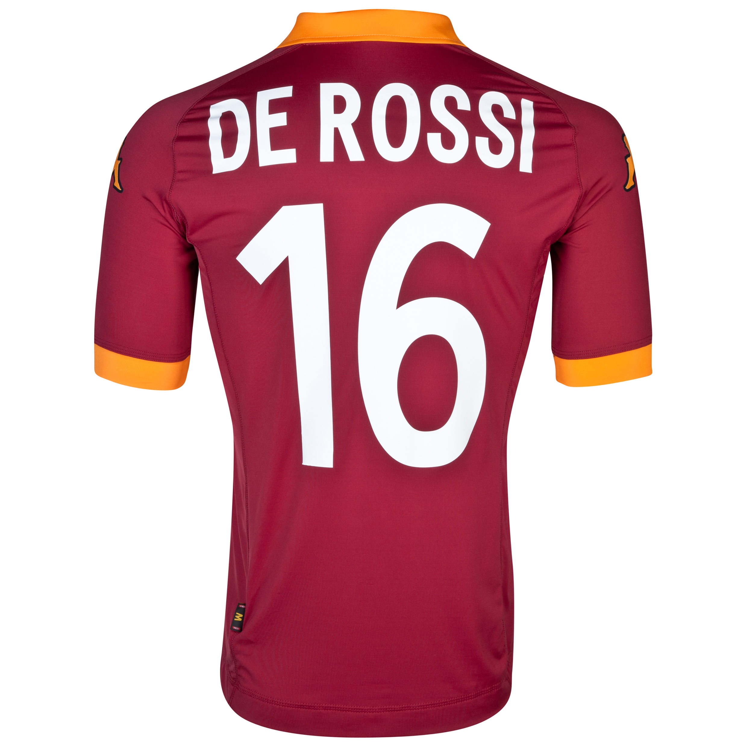 AS Roma Home Shirt 2012/13 with De Rossi 16 printing