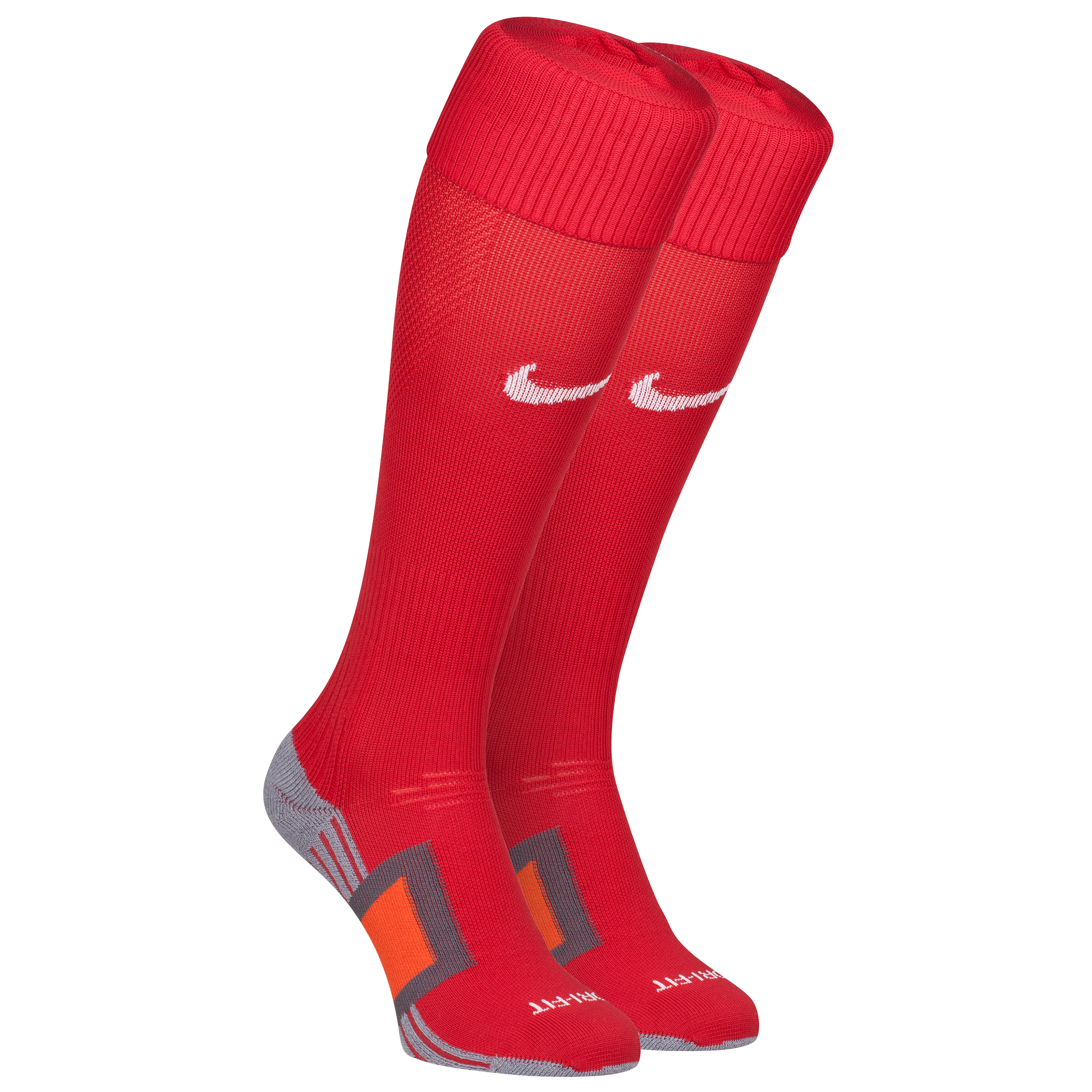 Nike Performance Game Compression Sock - Red/Orange