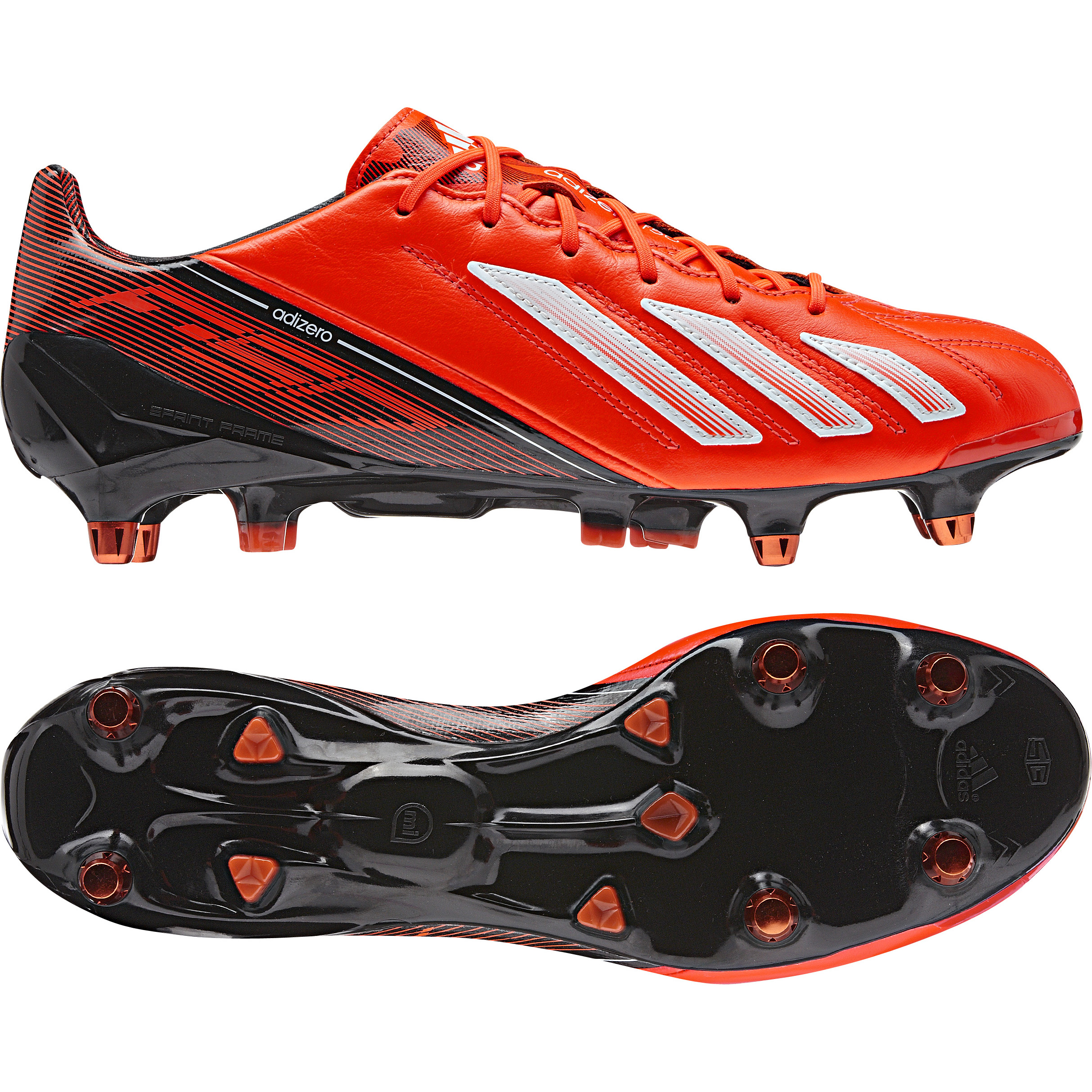 Adidas adizero F50 XTRX Leather Soft Ground Football Boots Red