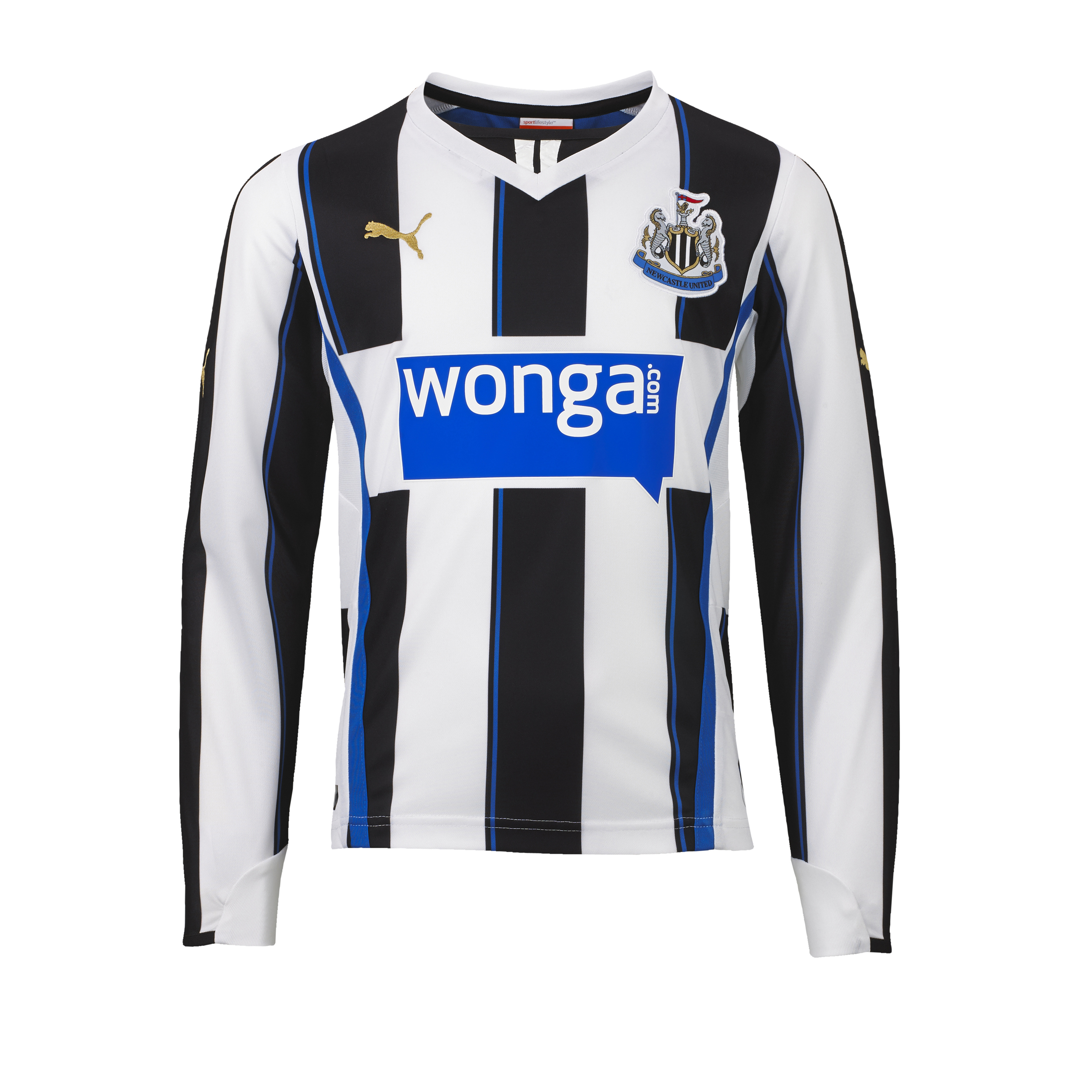 Newcastle United Home Shirt 2013/14 - Long Sleeve - Kids