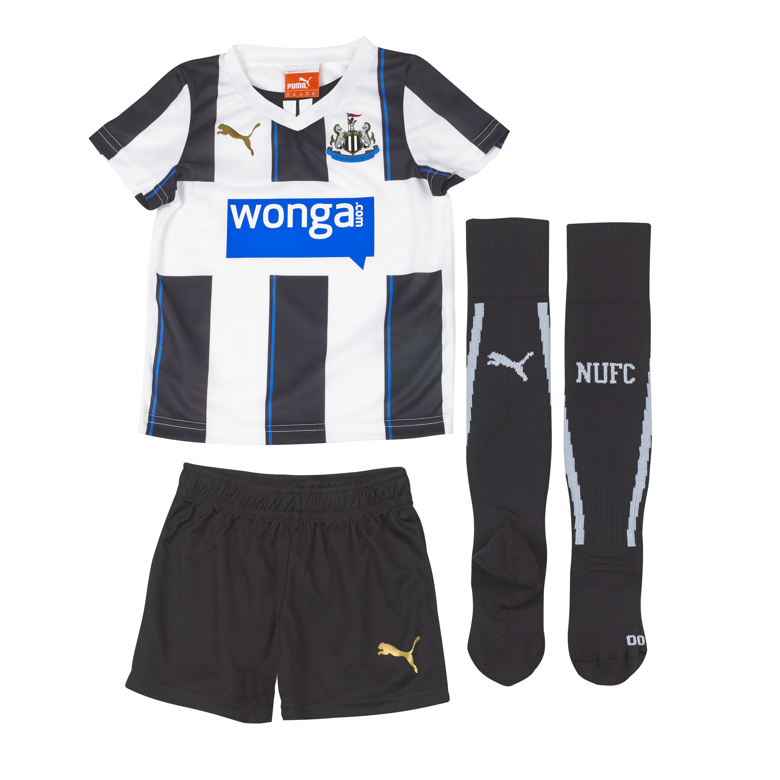 Newcastle United Home Mini Kit 2013/14