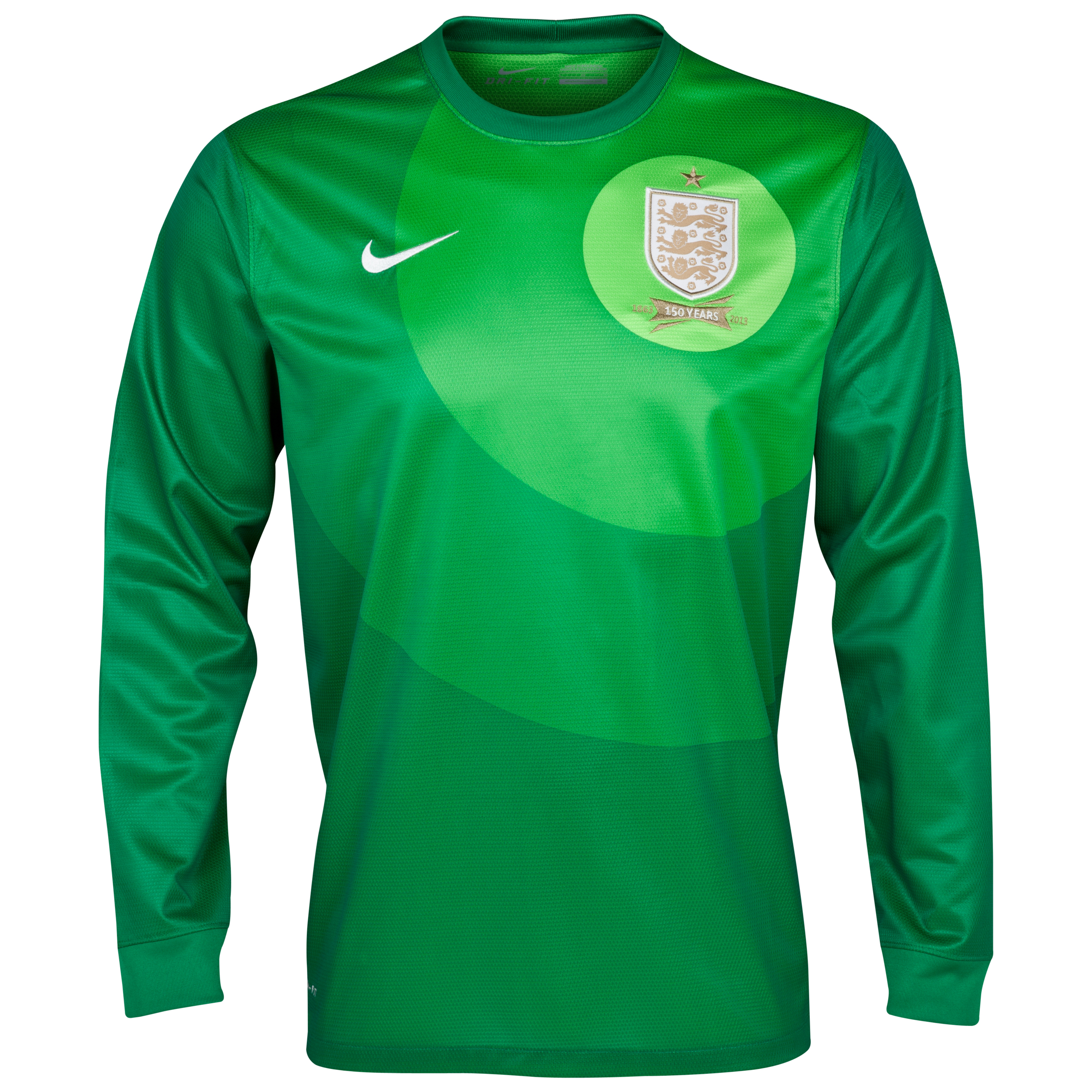 England Home Goalkeeper Shirt 2013/14 Long Sleeve Kids Green