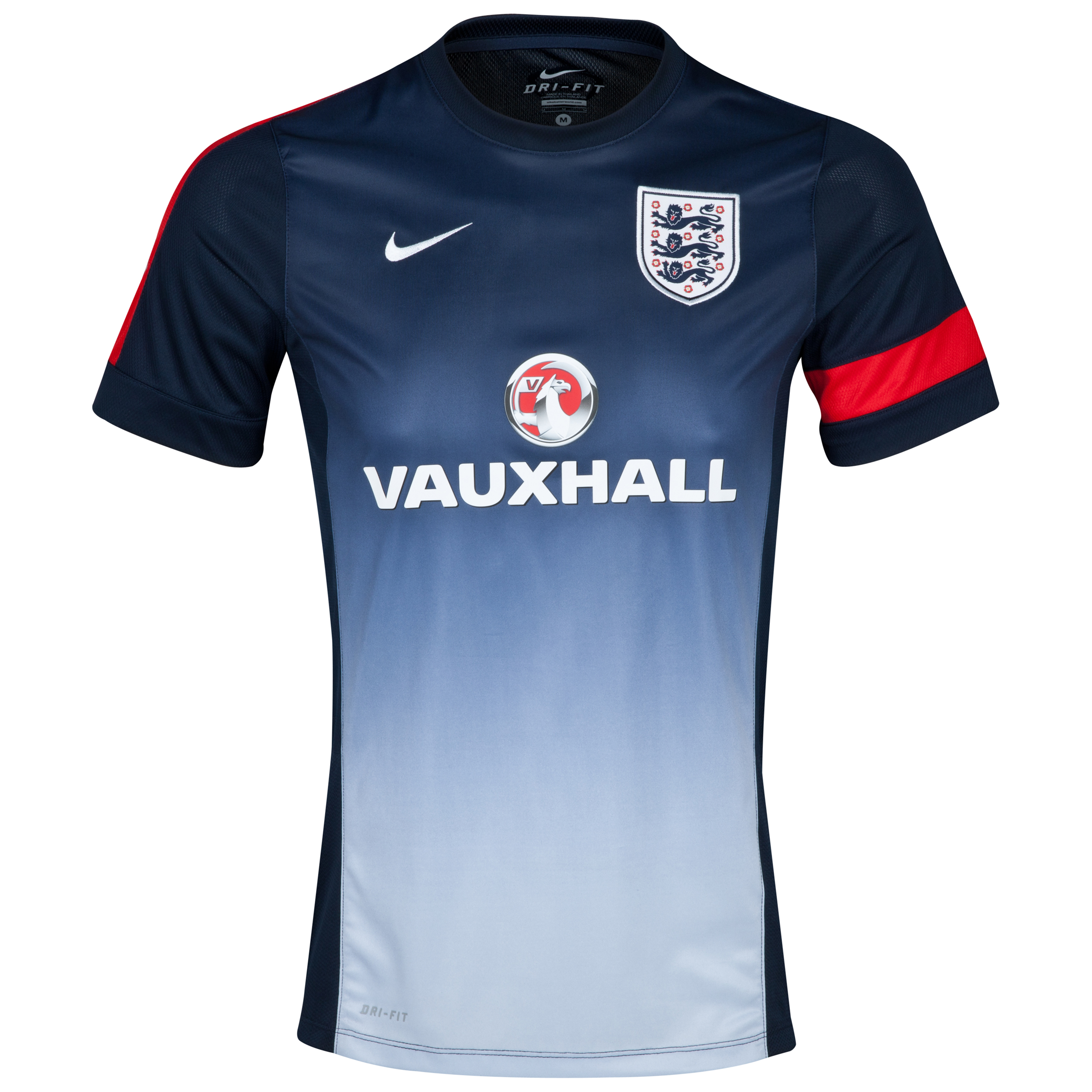 England Short Sleeve Training Top 3 - Kids Navy