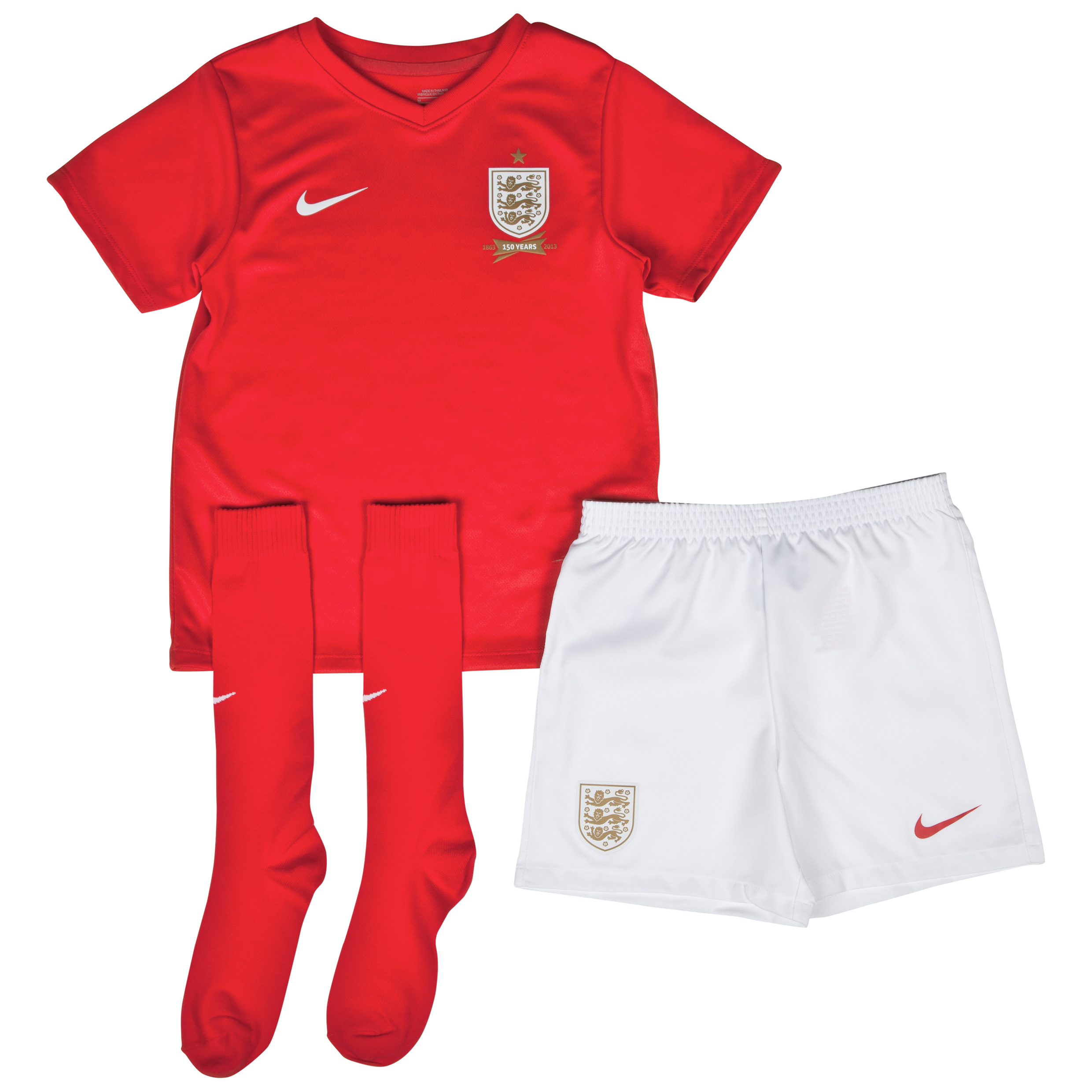 England Away Kit 2013/14 - Little Boys Red