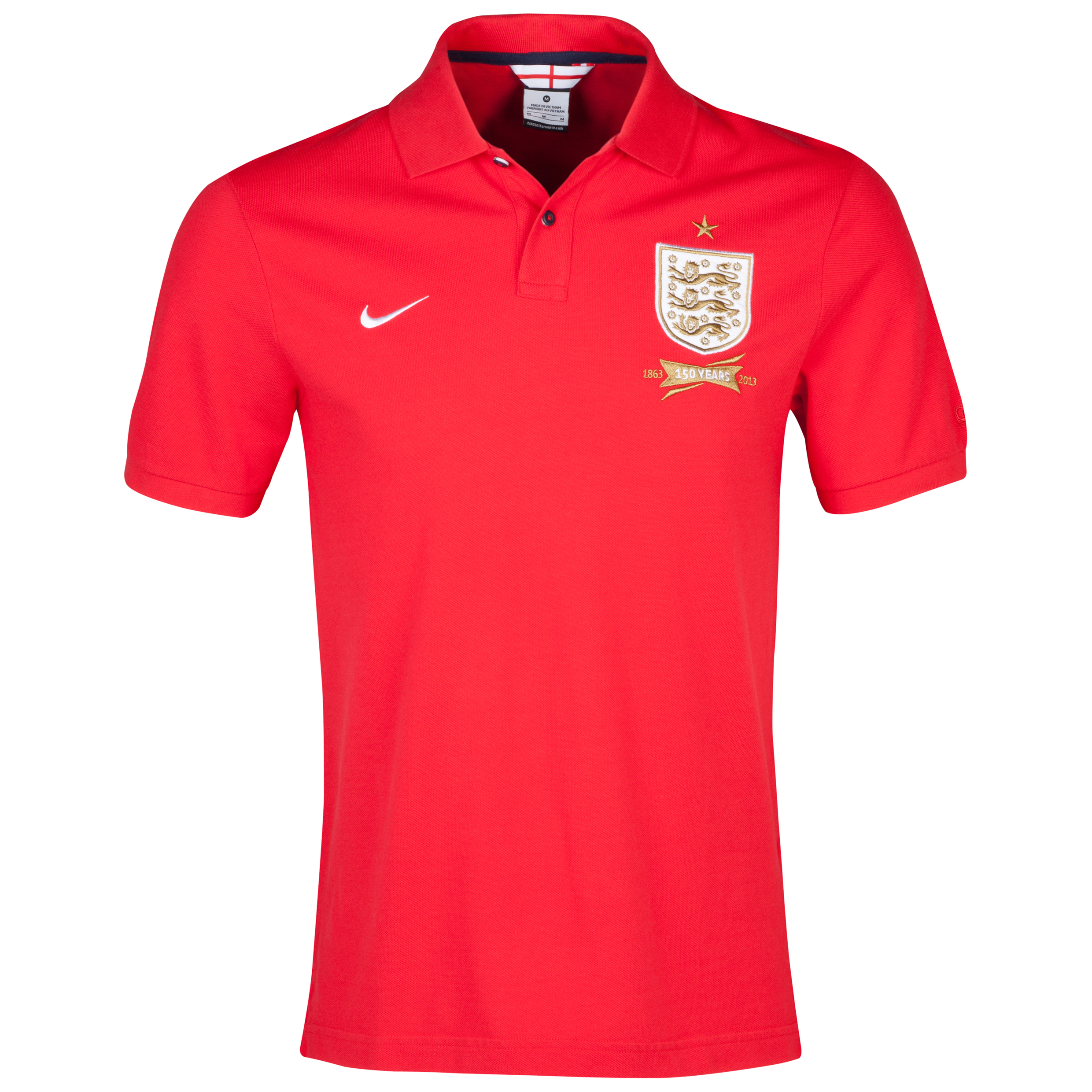 England Authentic Grand Slam Polo Red