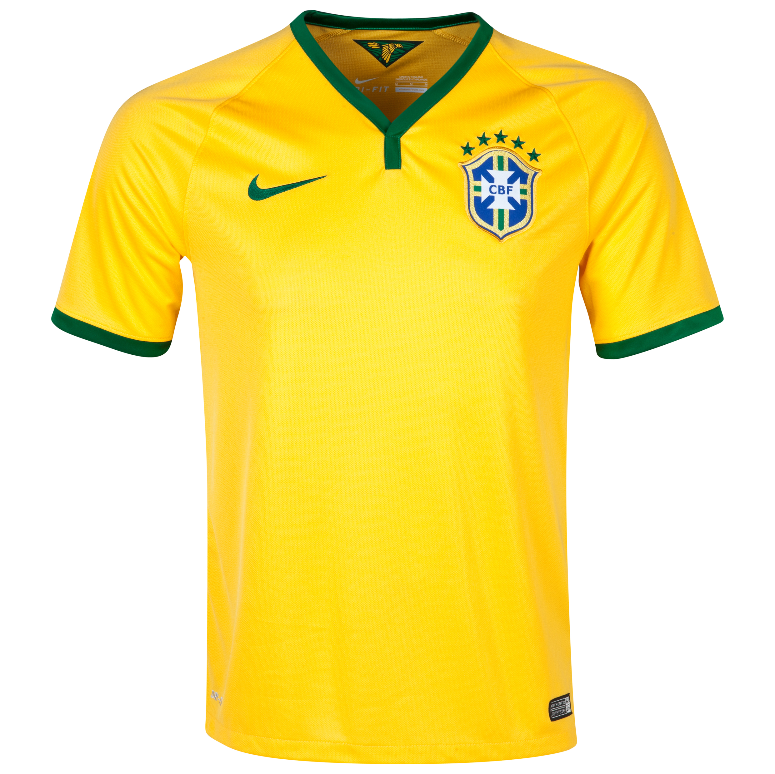 Brazil Home Shirt 2013/14 Yellow