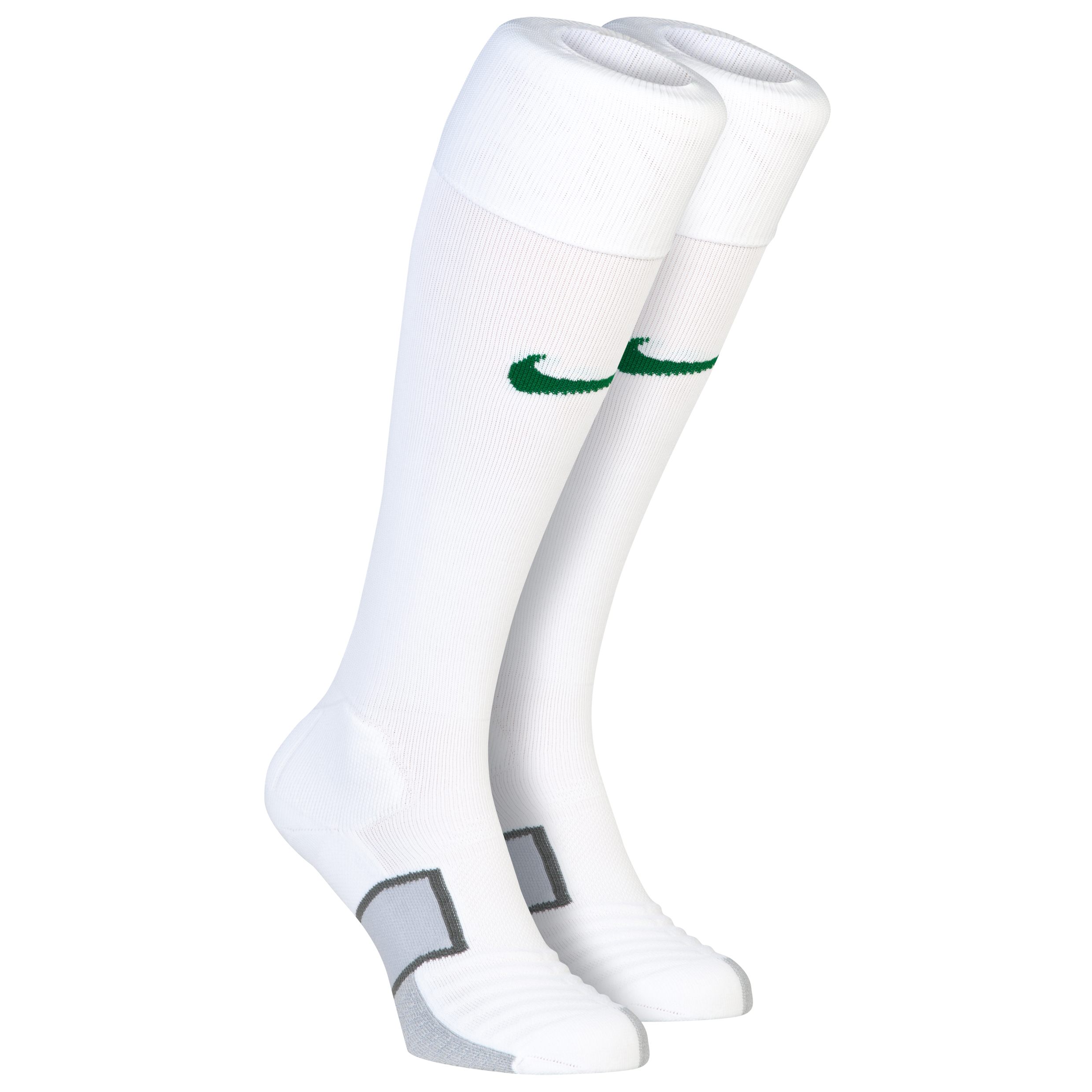 Brazil Home/Away Sock 2013/14 White