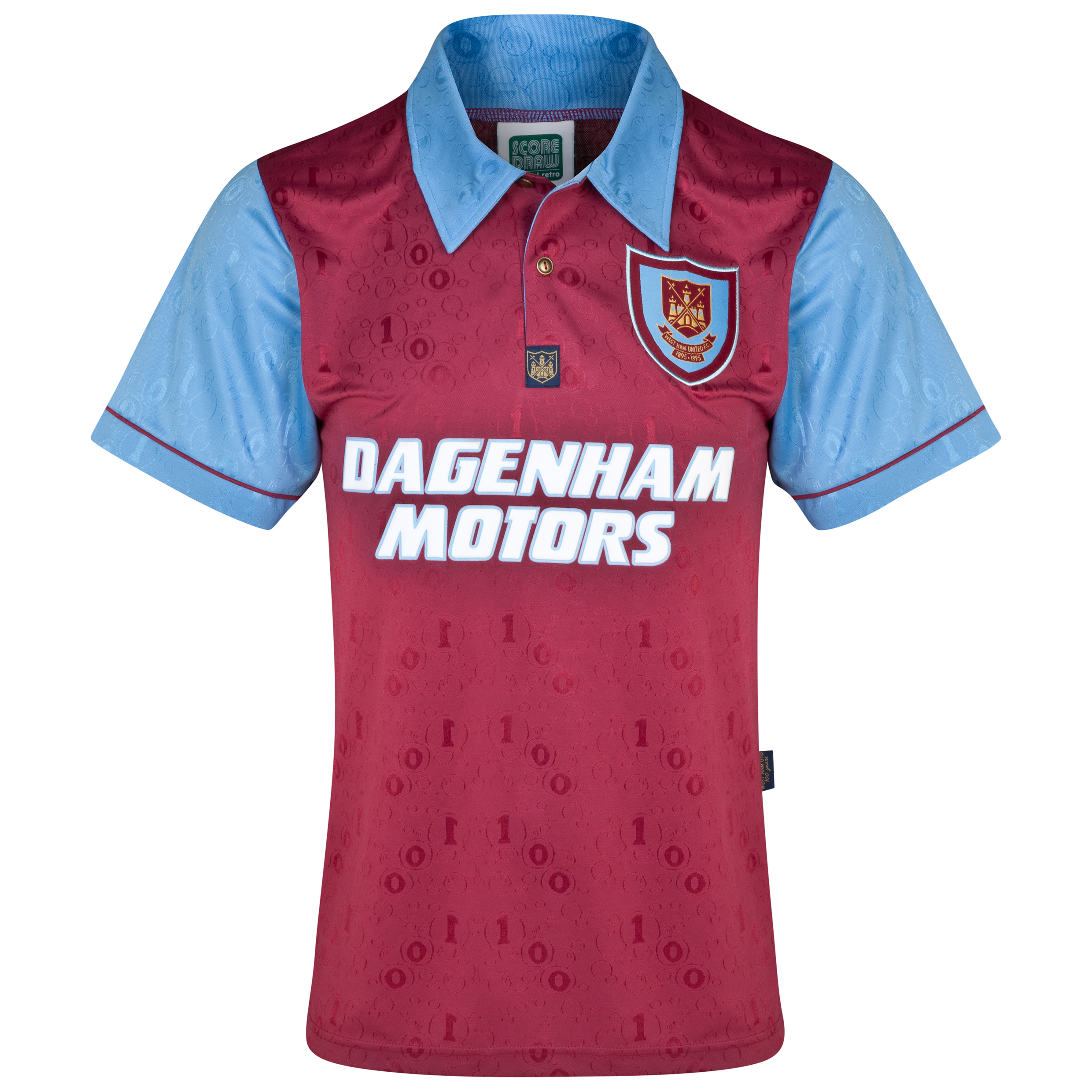 West Ham United Retro Camiseta
