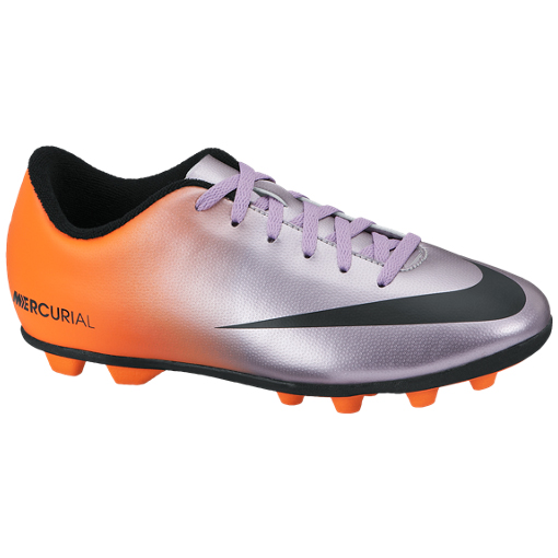 Nike Mercurial Vortex Firm Ground Football Boots Kids Purple  football boot embroidery