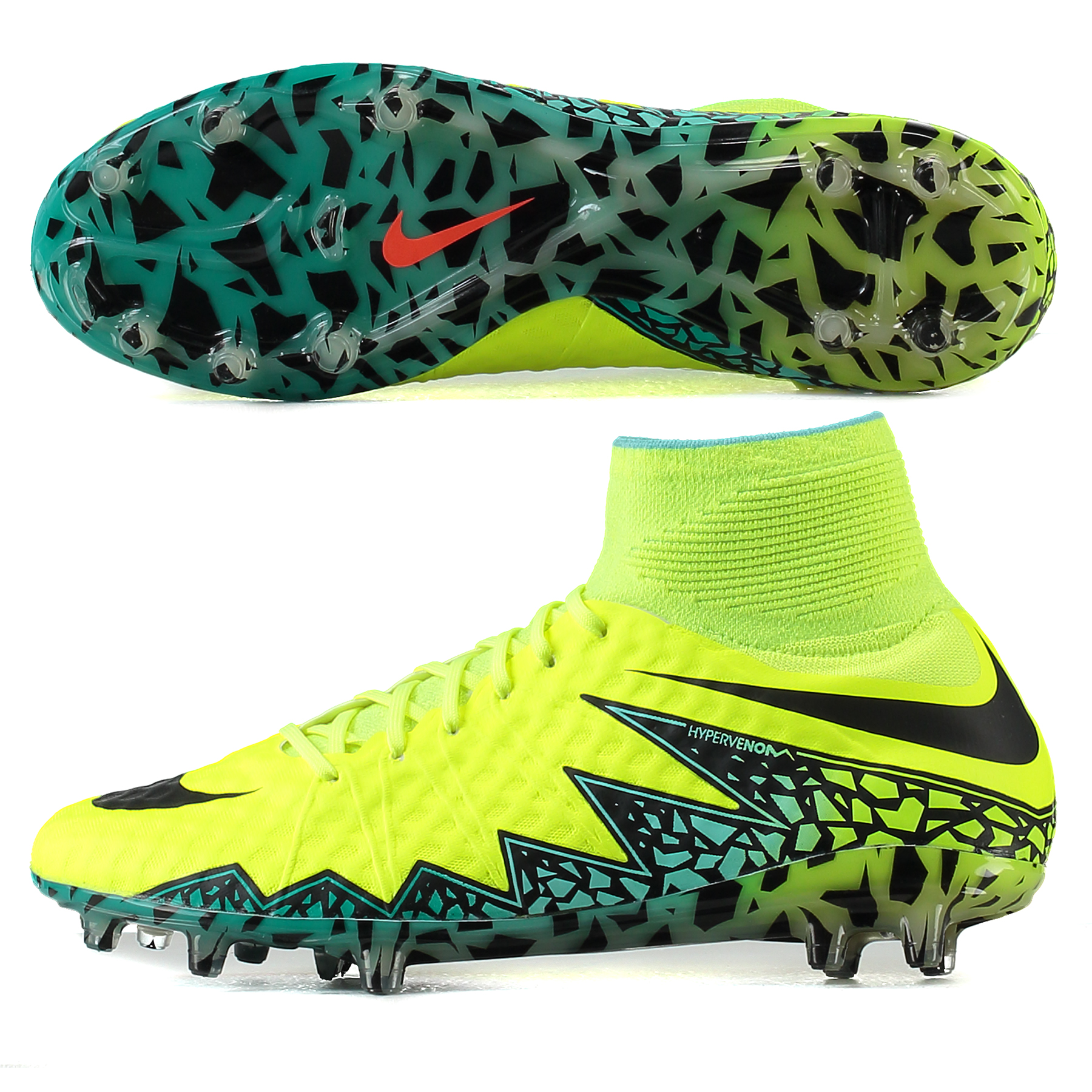 nike hypervenom phantom 2 black volt