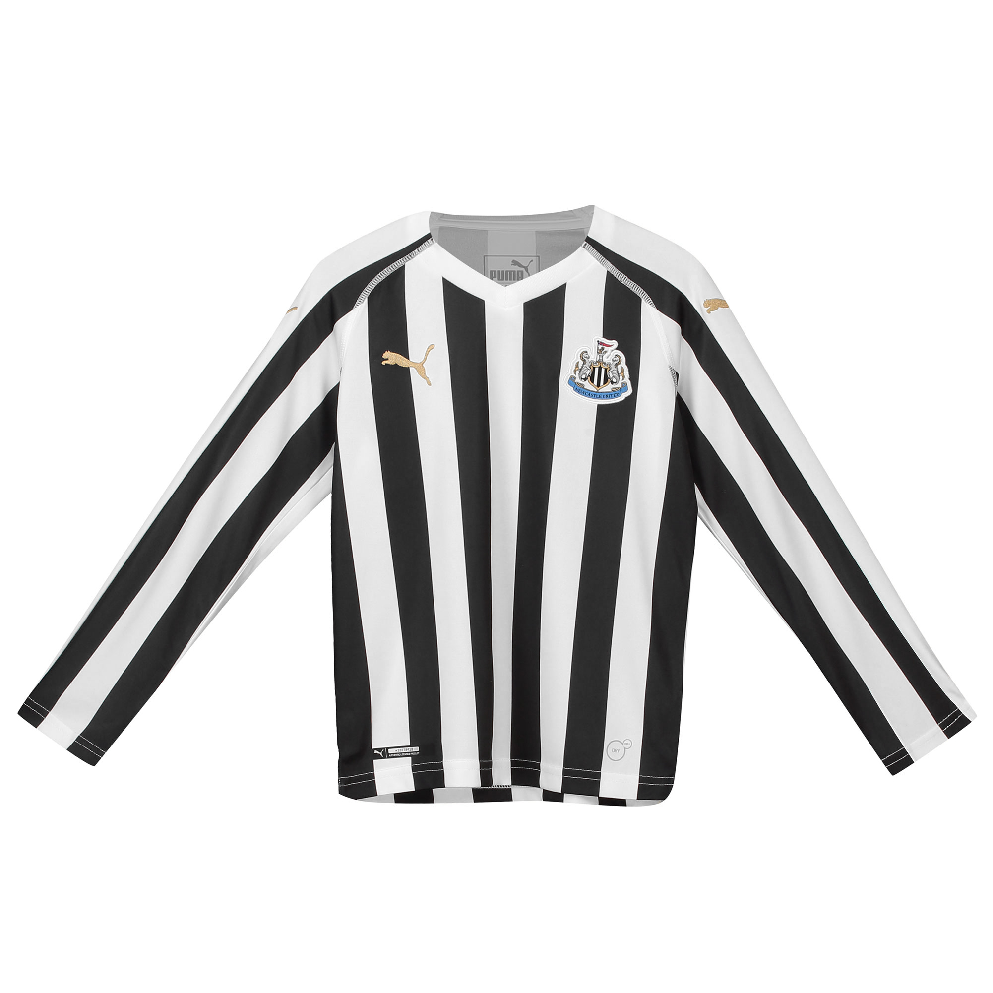 Newcastle United Home Shirt 2018-19 - Kids - Long Sleeve