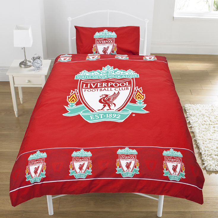 Liverpool FC Single Duvet (Stipple Border)