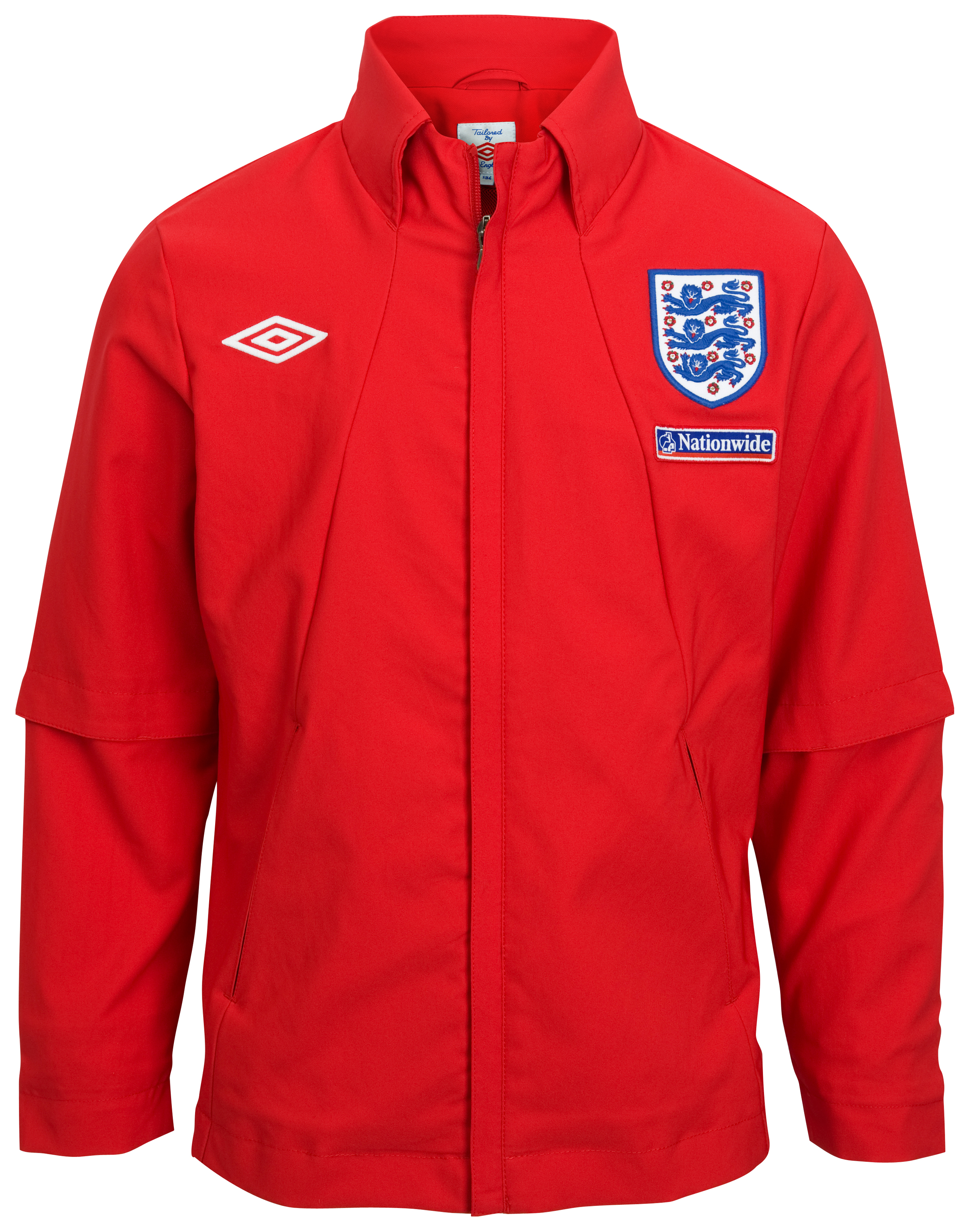England Home 2009/11 Performance Jacket - Vermillion - Kids