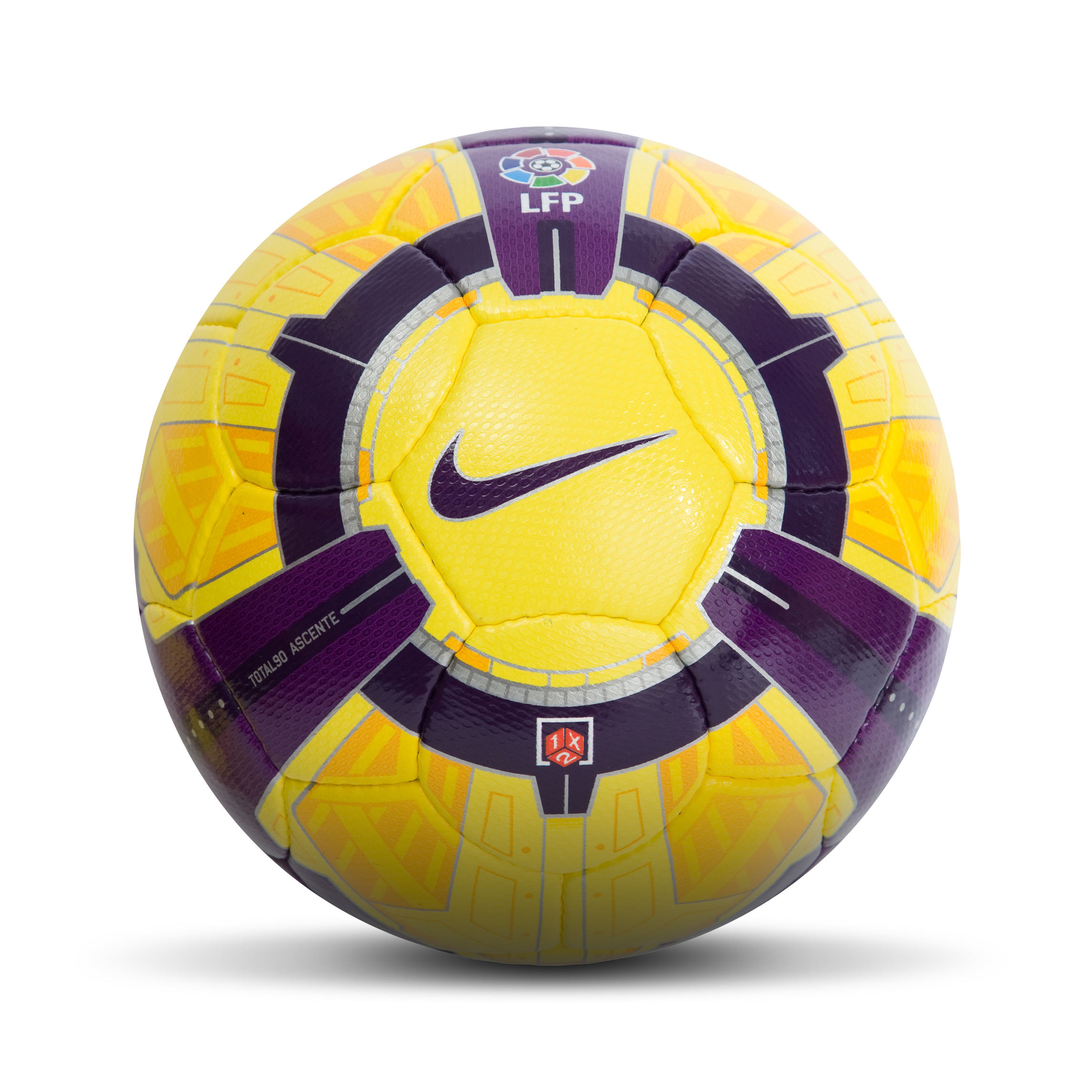 Nike Total90 Ascente Hi-Vis LFP Football - Yellow/Purple/White - Size 5