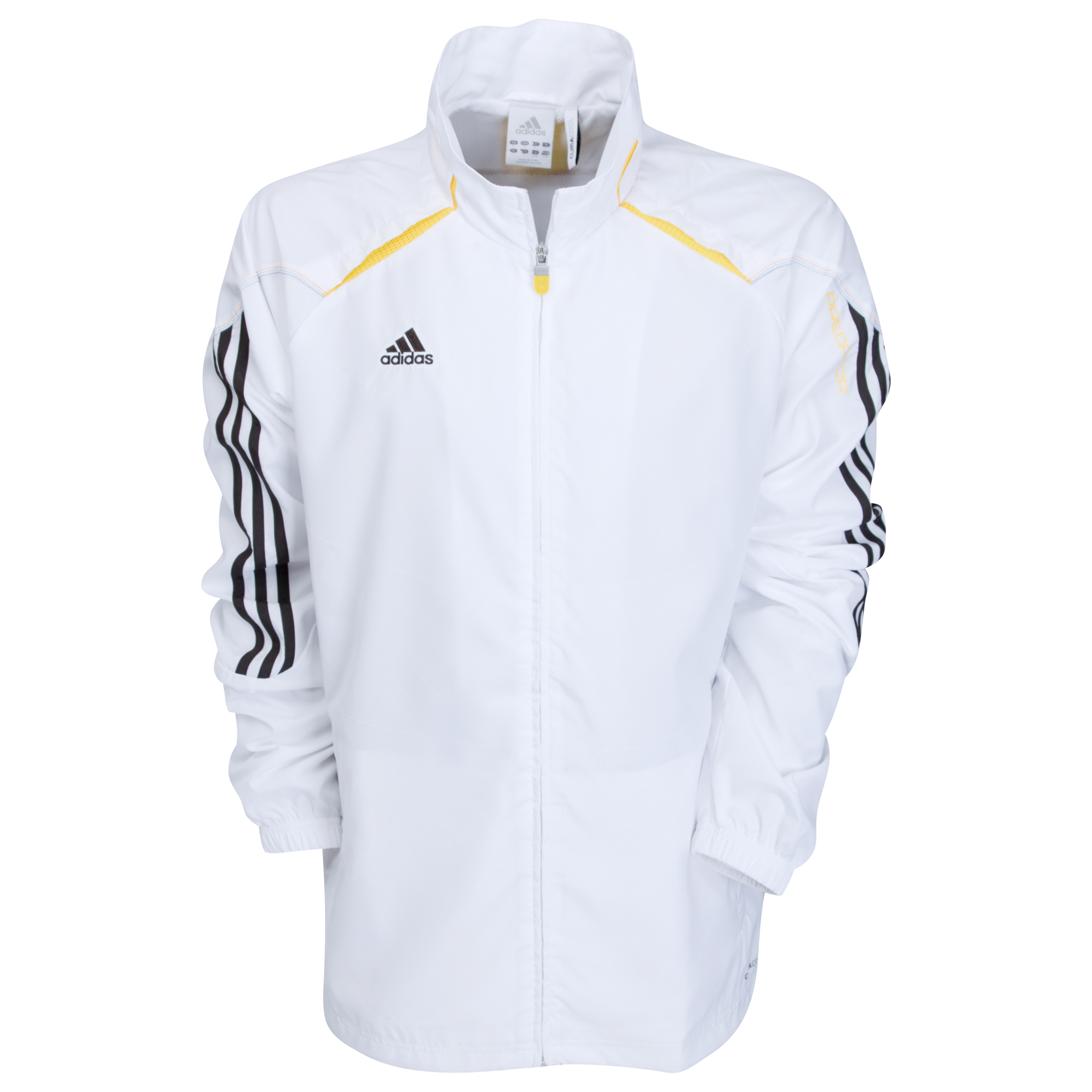 adidas Predator Style X Woven Jacket - White/Yellow/Dk Brown