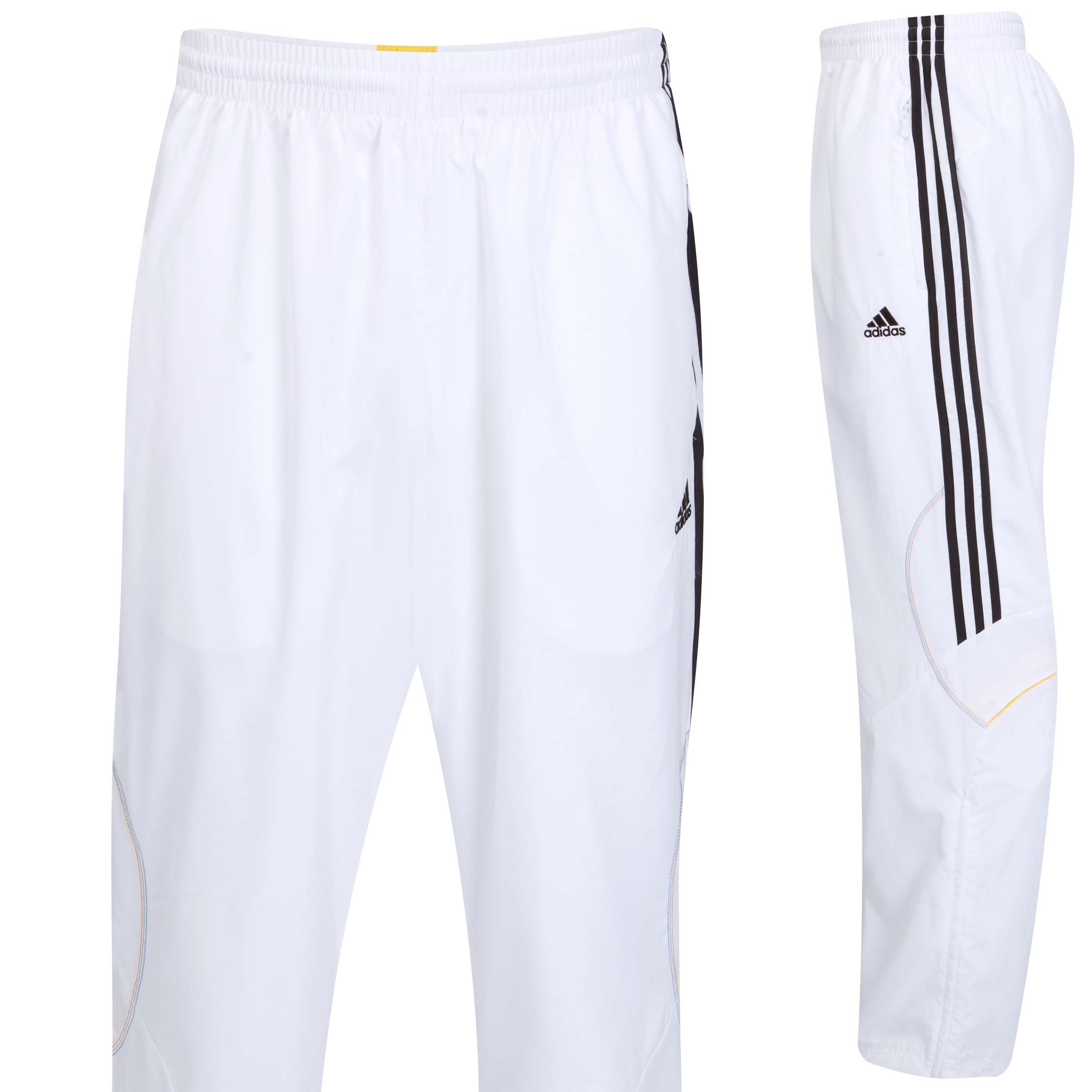 Adidas Predator Style X Woven Pant White Yellow Dk Brown