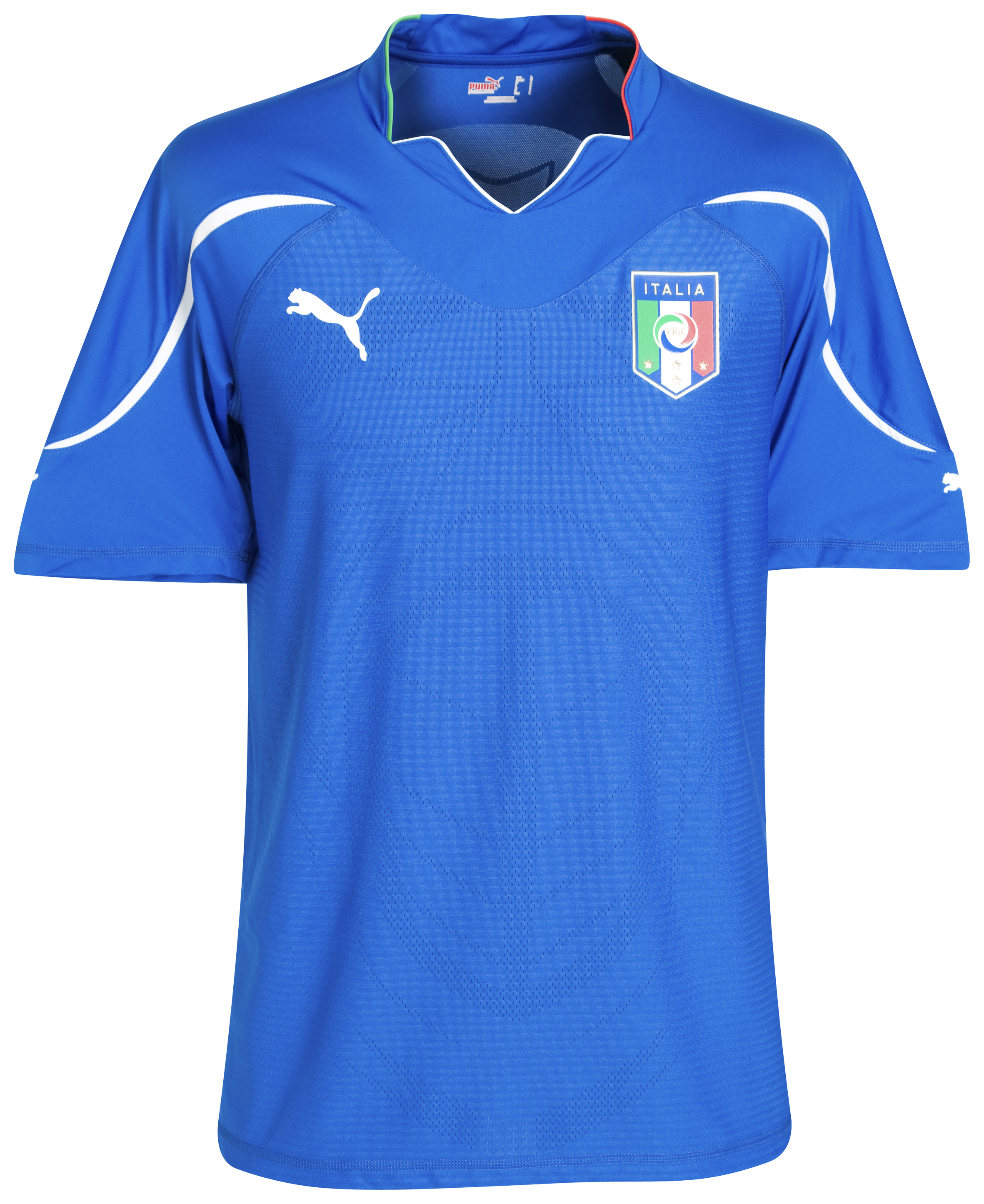 Italy Home Authentic Shirt 2010/11 - Power Blue