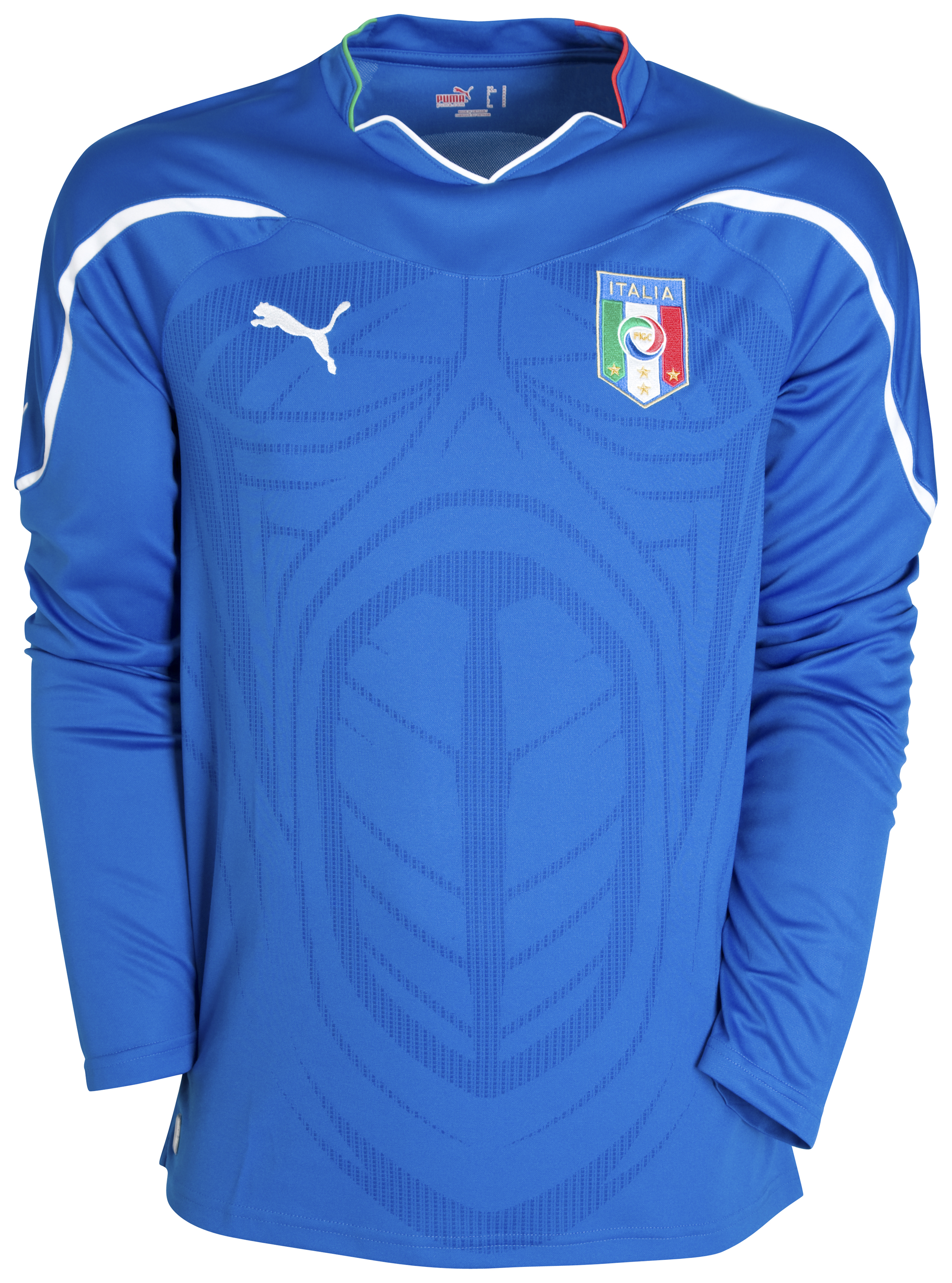 Italy Home Shirt 2010/11 - L/S