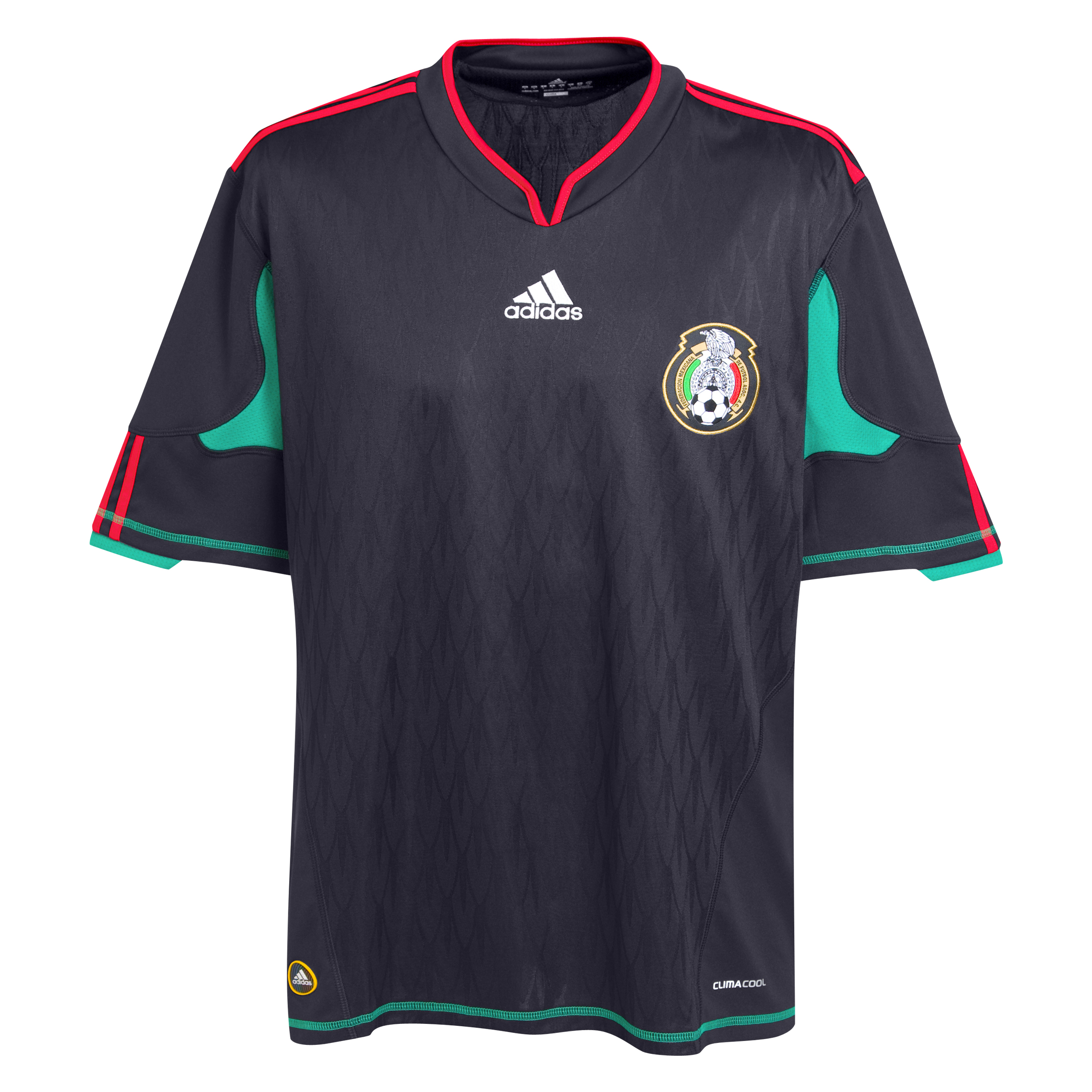Buy Mexico Away Kit 10/11 Black/Green/Red